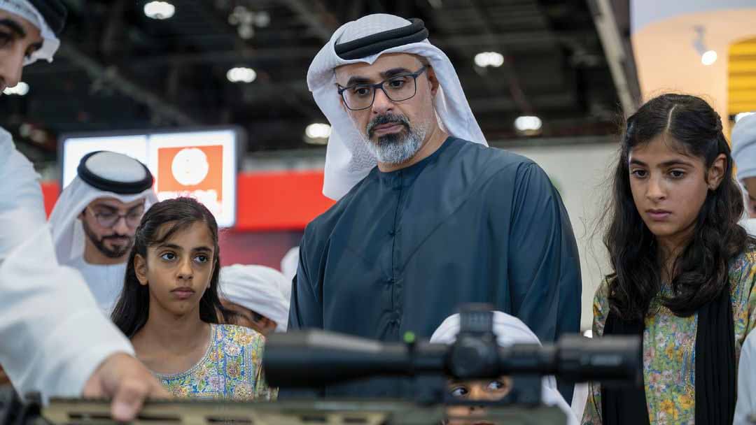 Khaled bin Mohamed visits 21st AD Int'l Hunting Exhib. 