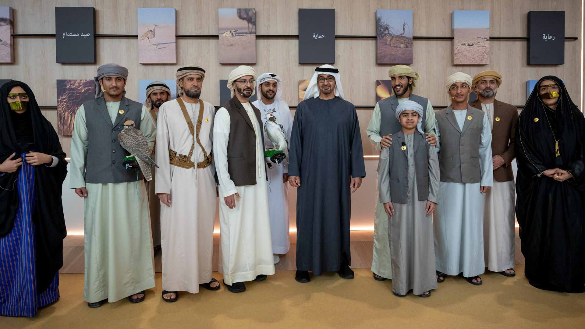 Image for the title: UAE President attends 21st ADIHEX 