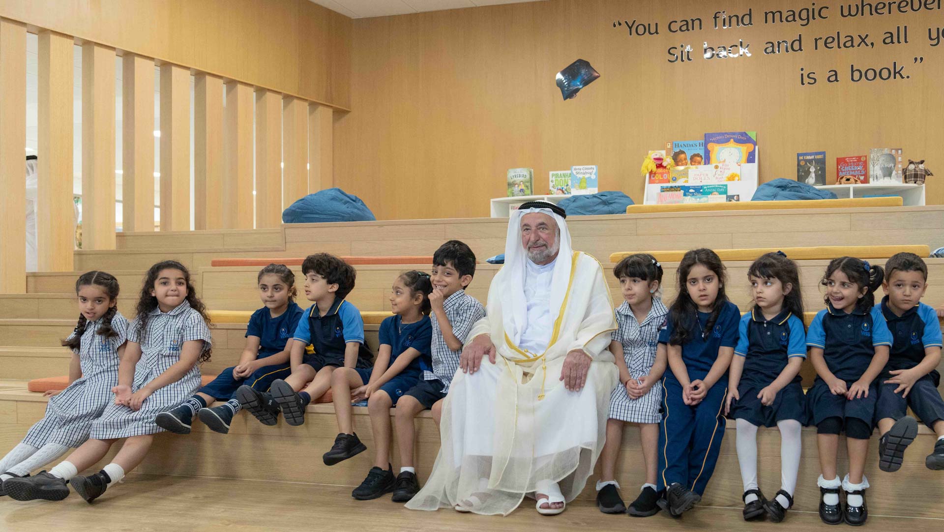 Image for the title: Sharjah Ruler inaugurates Victoria International School in Tilal  