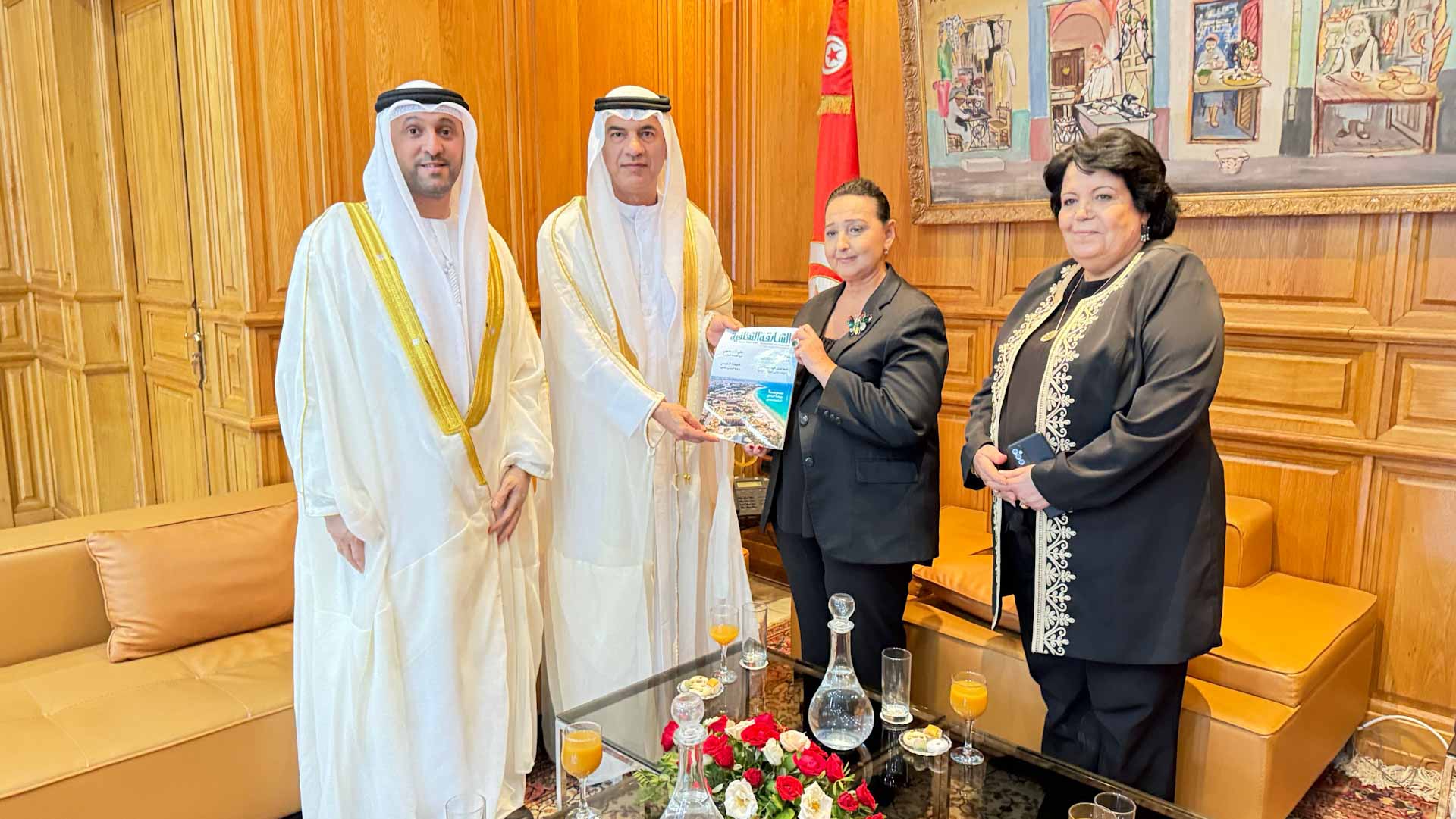 Tunisian Minister of Culture Praises Sharjah's Initiatives 