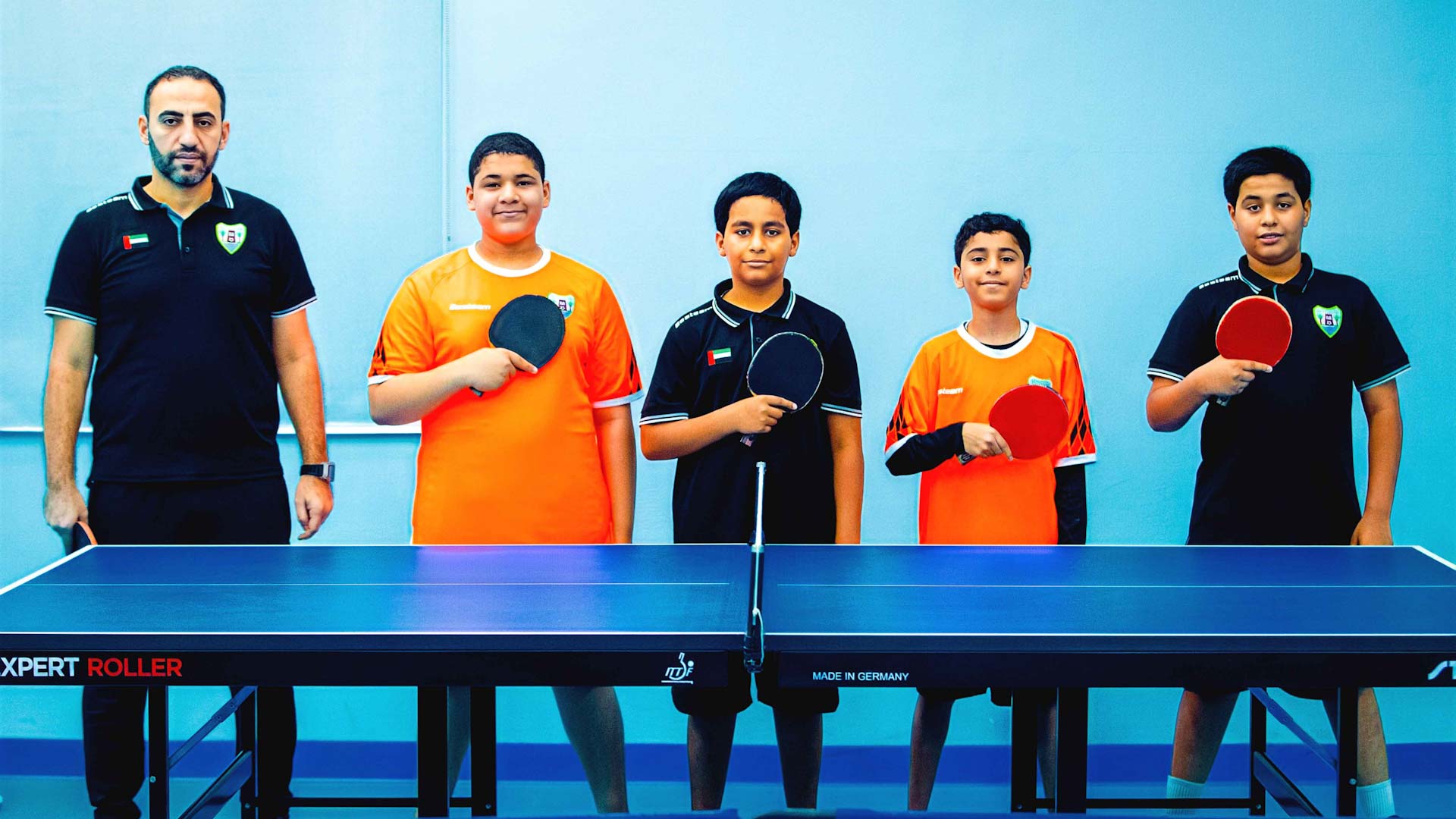 Image for the title: Dibba Al-Hisn Table Tennis team prepares intensively for 2024 