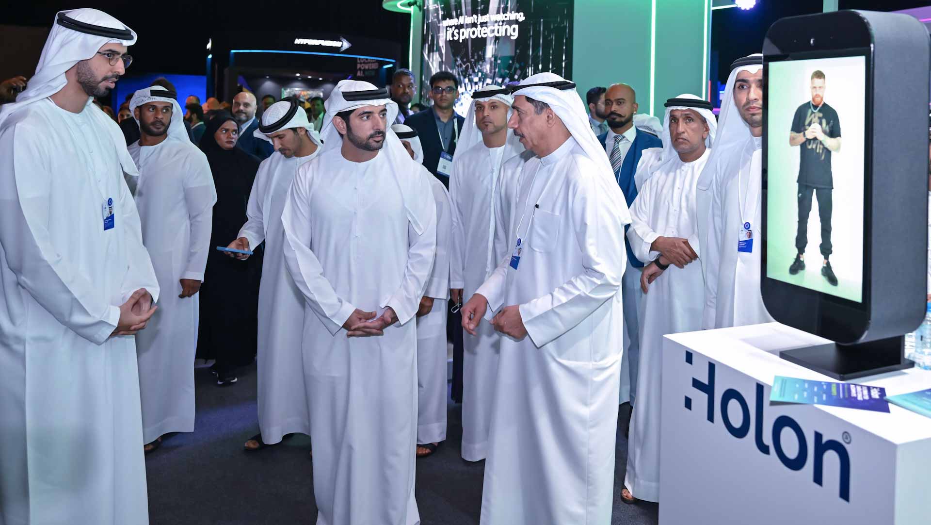 Image for the title: Hamdan bin Mohammed attends opening of Dubai AI & Web3 Festival 