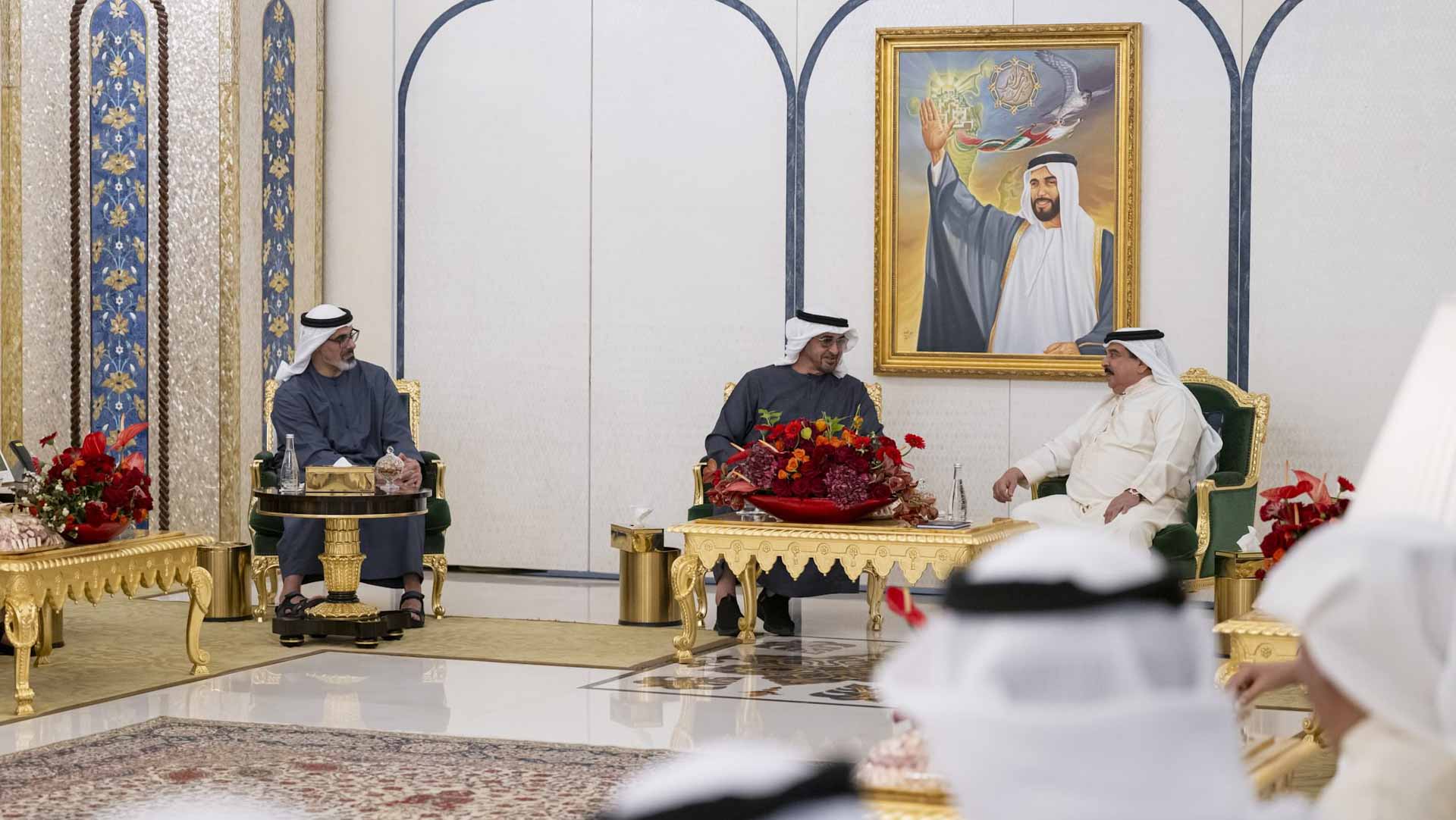 UAE President Pays Visit to the King of Bahrain at His Abu Dhabi Residence