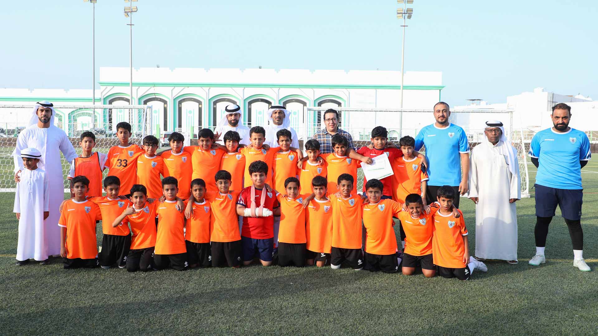 Diba Al-Hisn Football Club honors players from under-11 team 