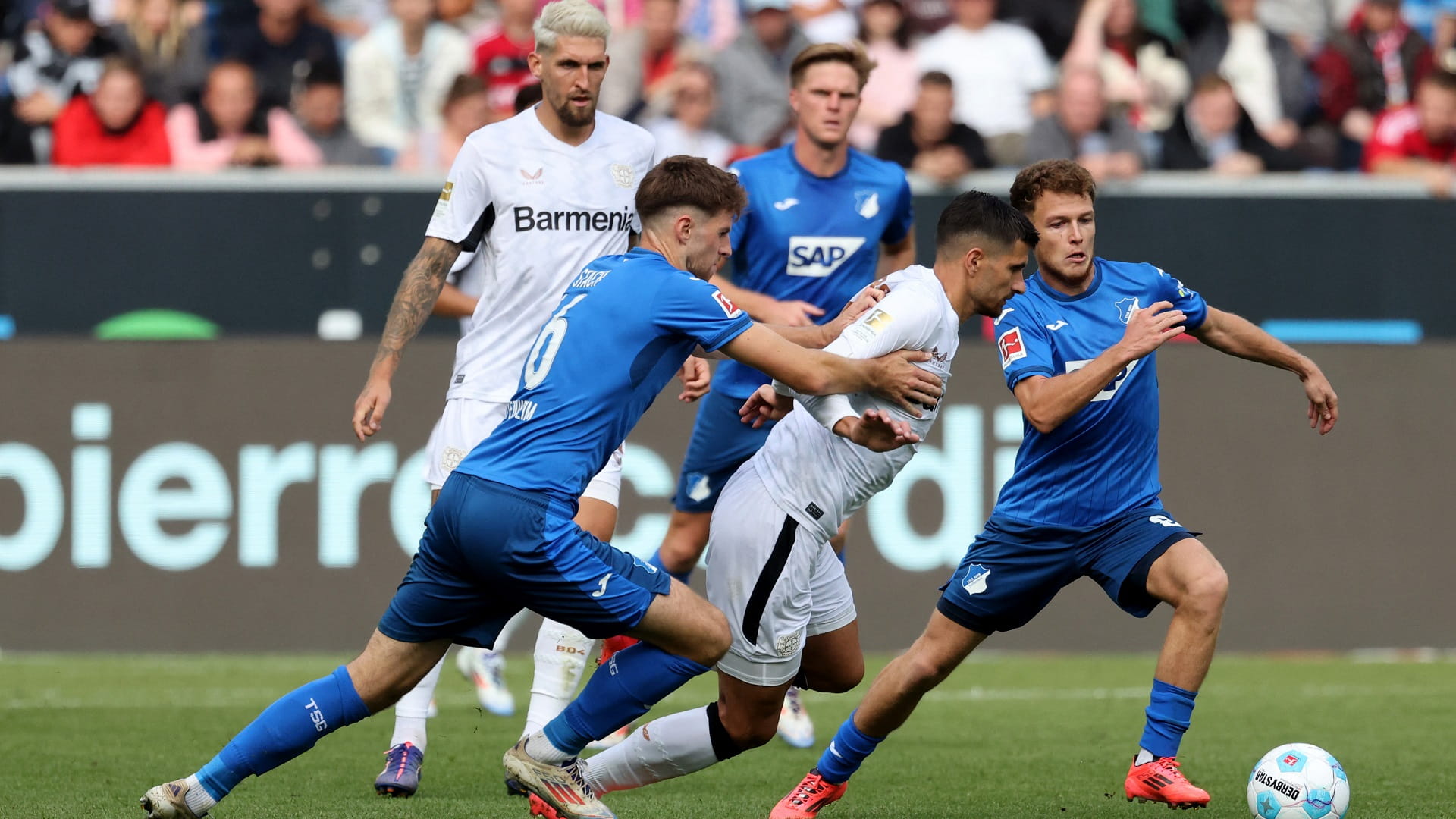Boniface strikes twice for Leverkusen in 4-1 win at Hoffenheim 
