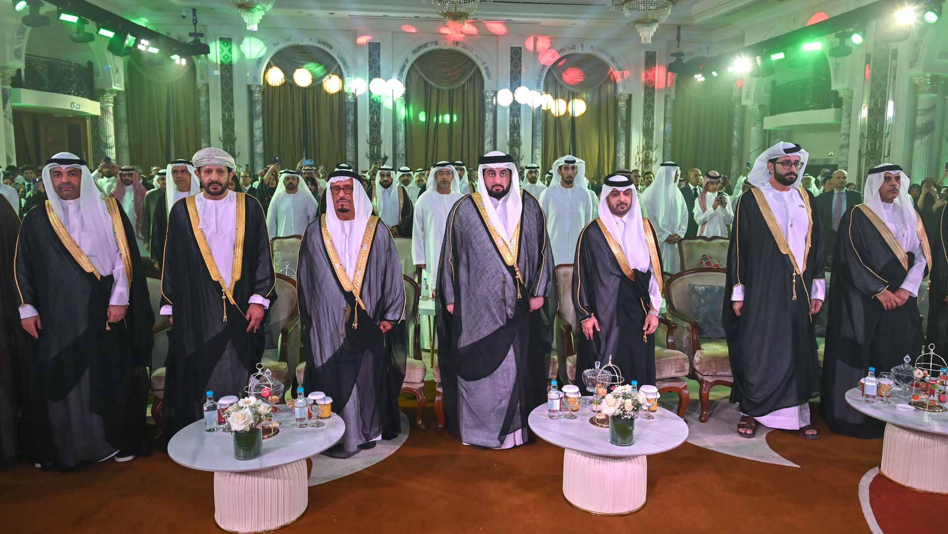 Ahmed bin Mohammed attends SA’s National Day reception in Dubai 