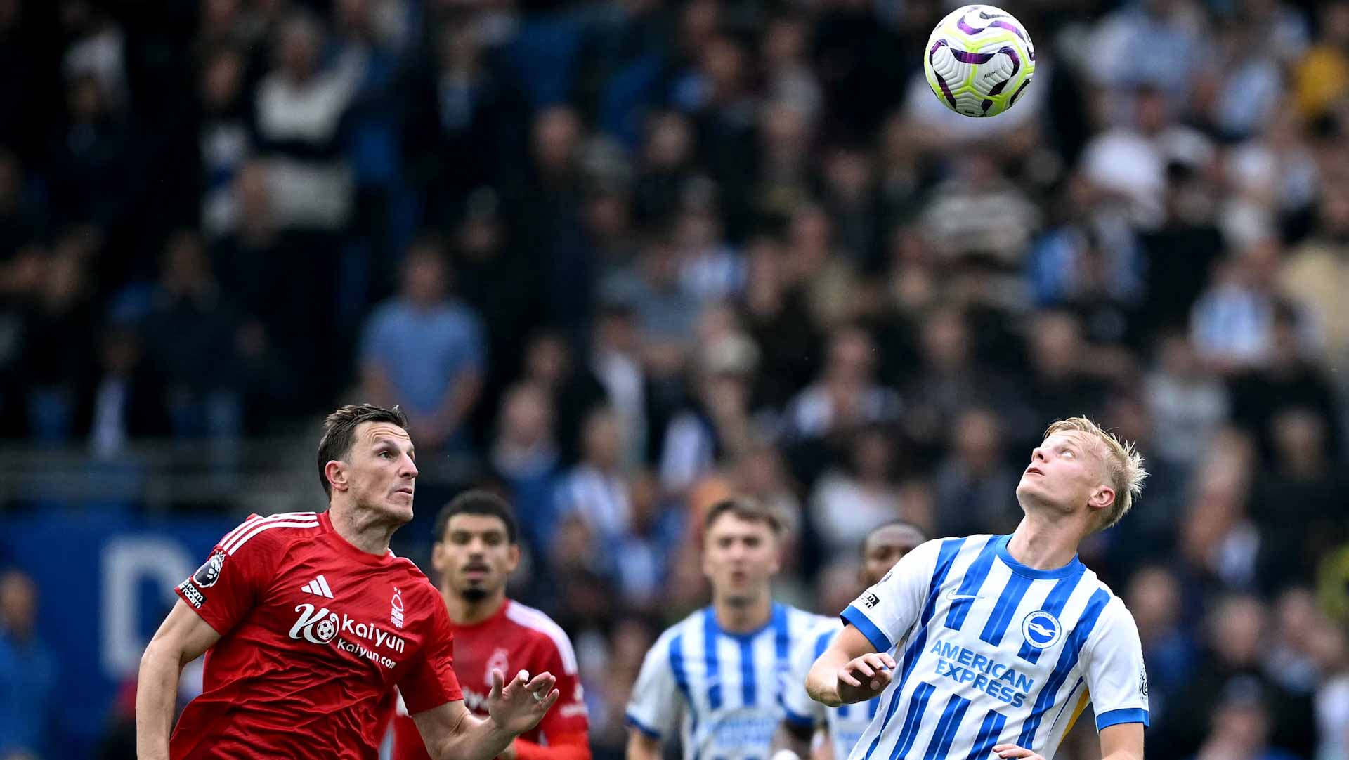 Brighton and Forest slug out eventful 2-2 draw 