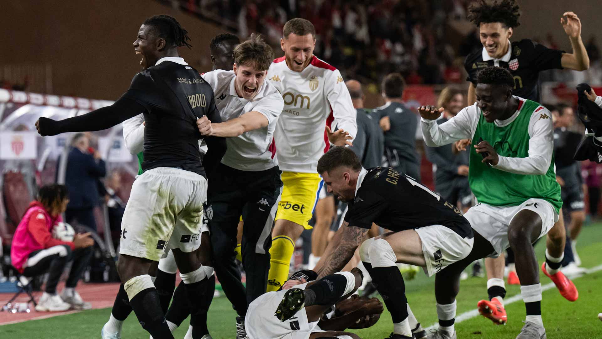 Monaco celebrate centenary with win to join PSG top of Ligue 1 