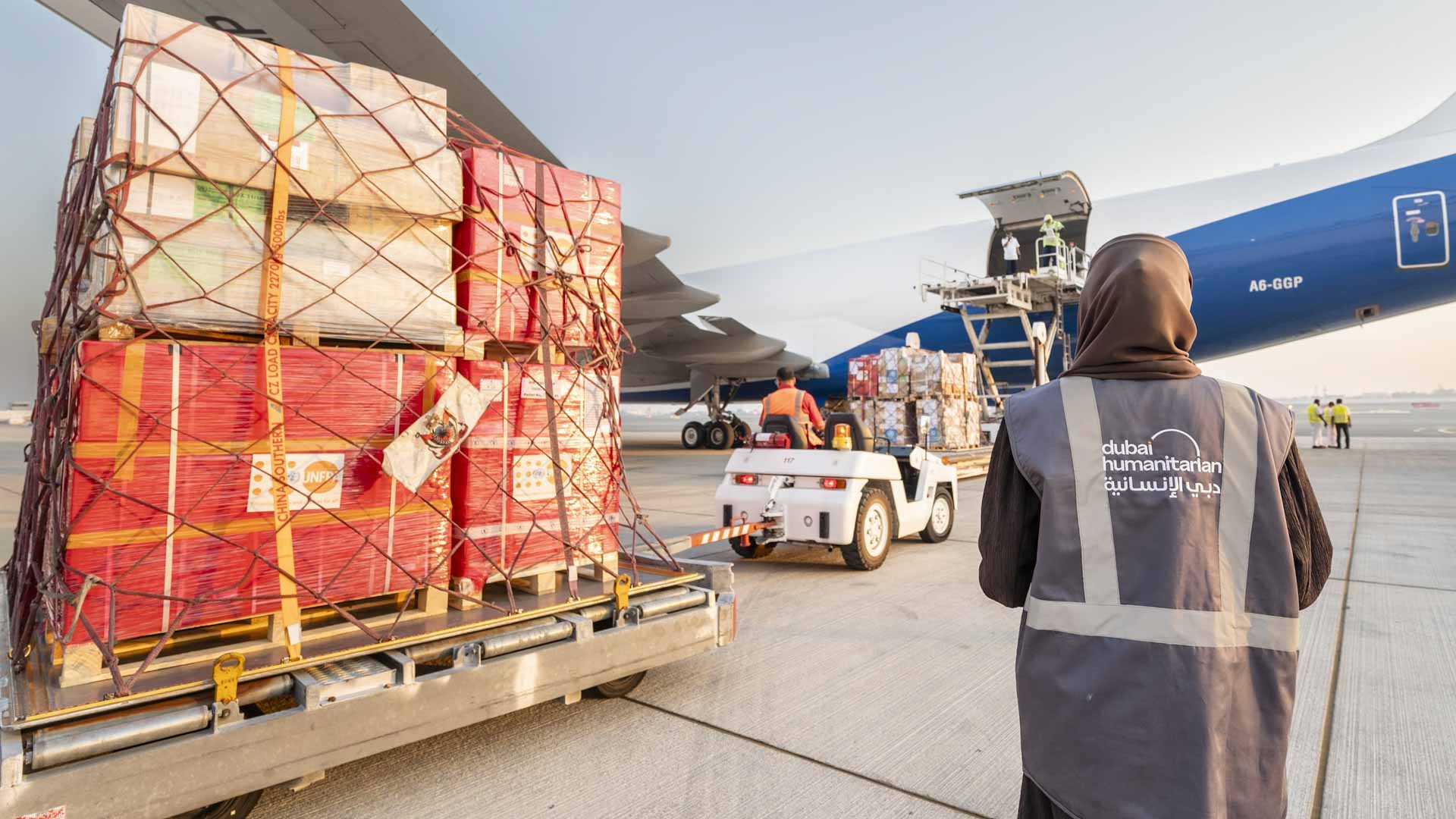 Dubai Humanitarian airlifts 71.6 MT of medical supplies to Gaza 