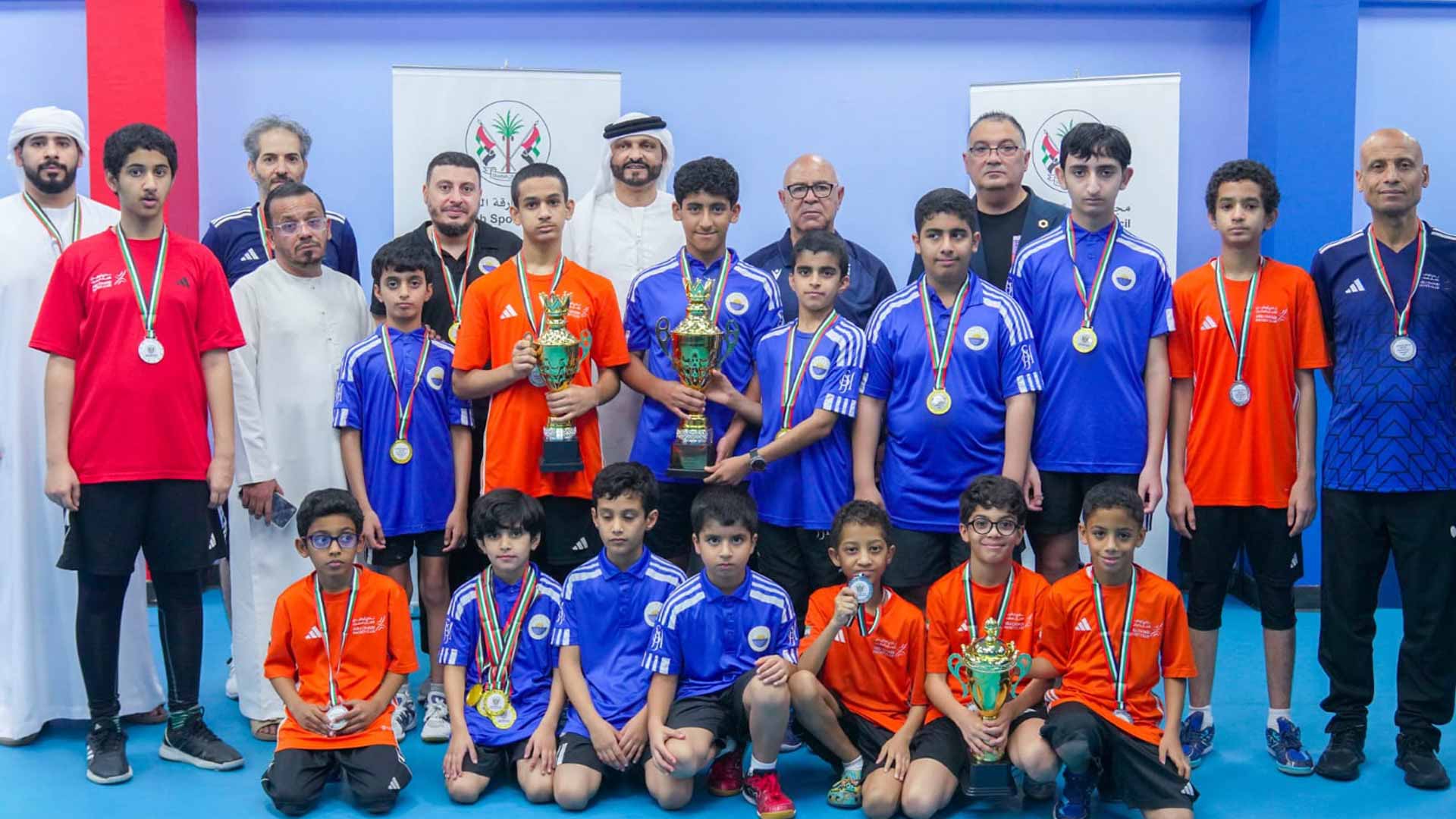 Image for the title: Sharjah triumphs as Table Tennis Preparatory Tournament champion 
