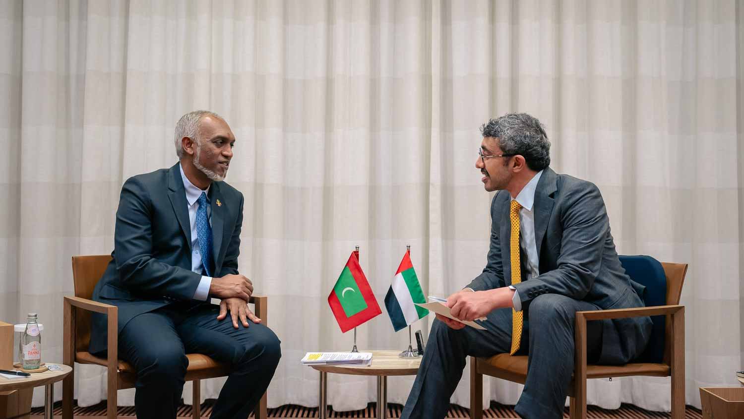 Abdullah bin Zayed meets President of Maldives in New York 