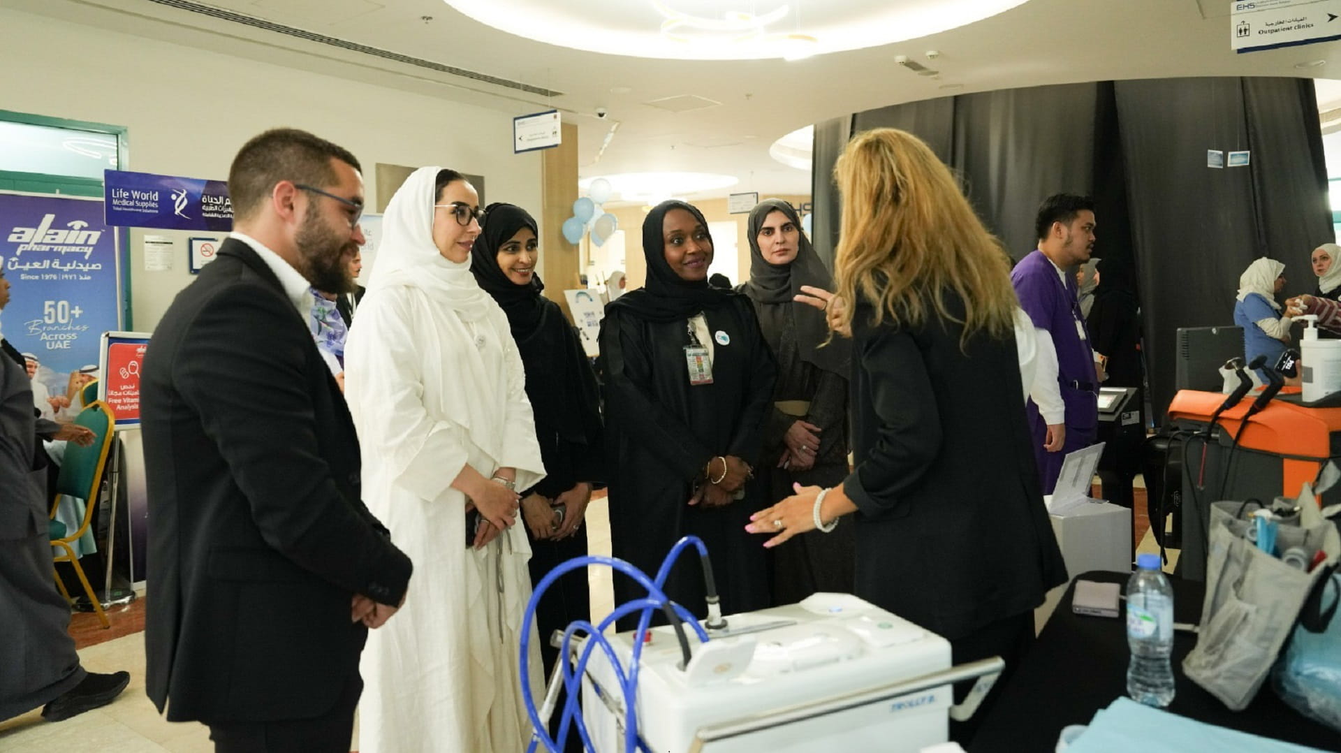 صورة بعنوان: مستشفى الكويت بالشارقة يستعرض ابتكاراته في تصفير البيروقراطية  