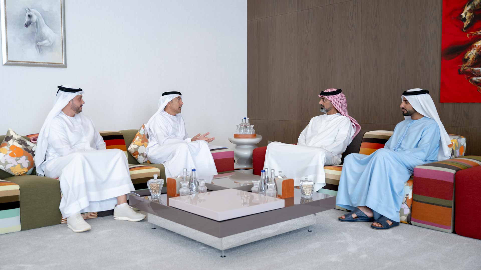 Ajman Crown Prince receives CBUAE Governor 