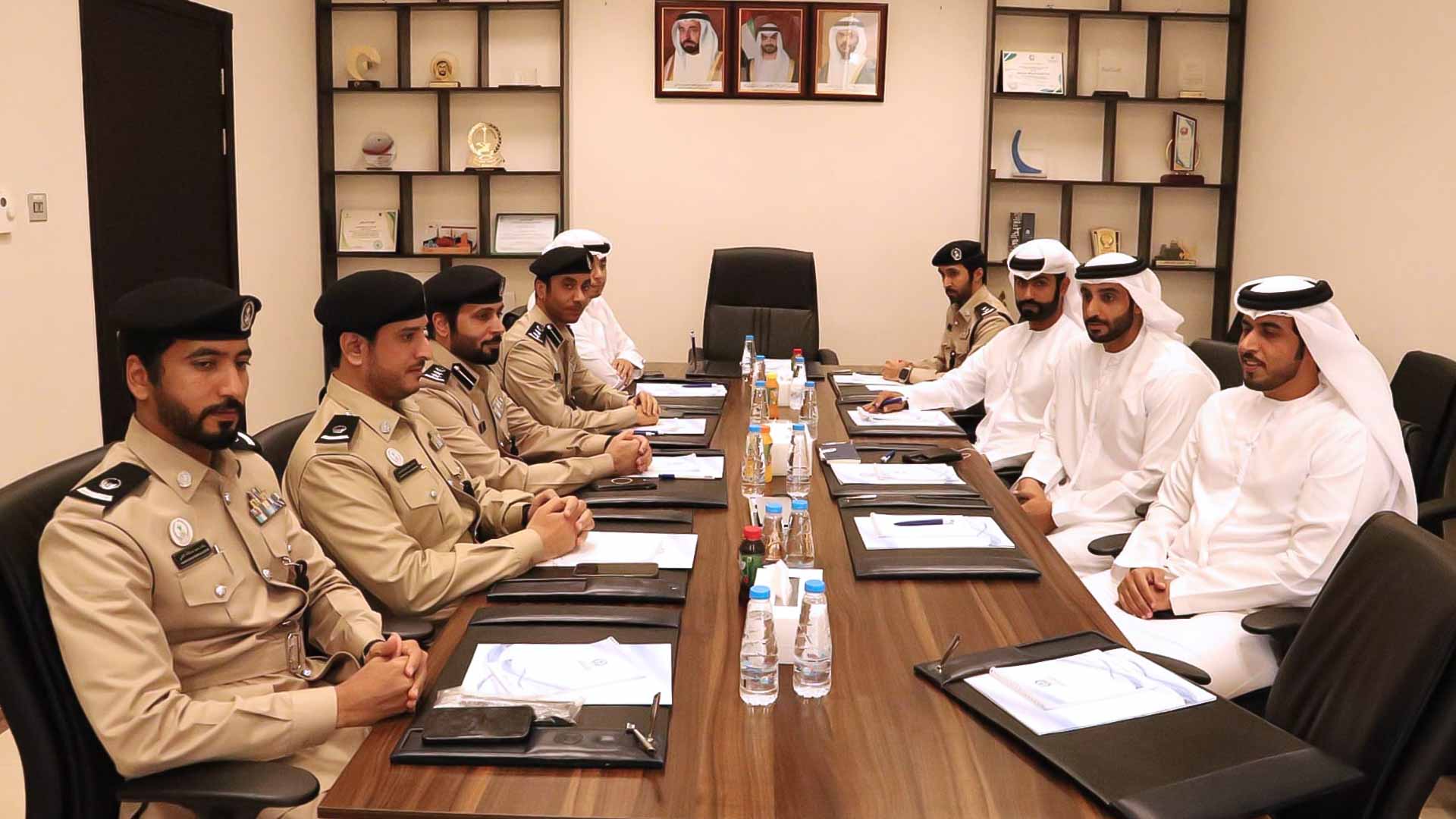 Police and Sharjah Camel Club Discuss Al Dhaid Race Security 