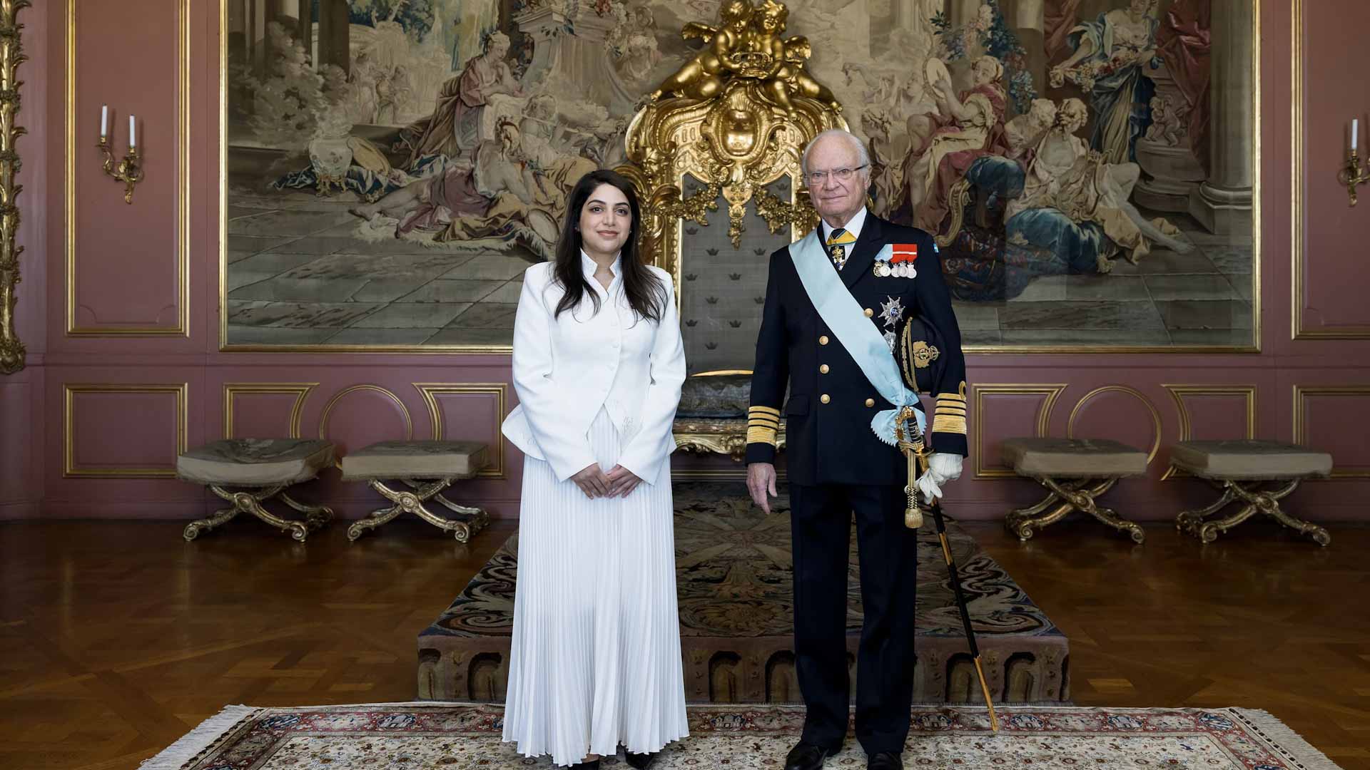 UAE Ambassador presents credentials to King of Sweden 