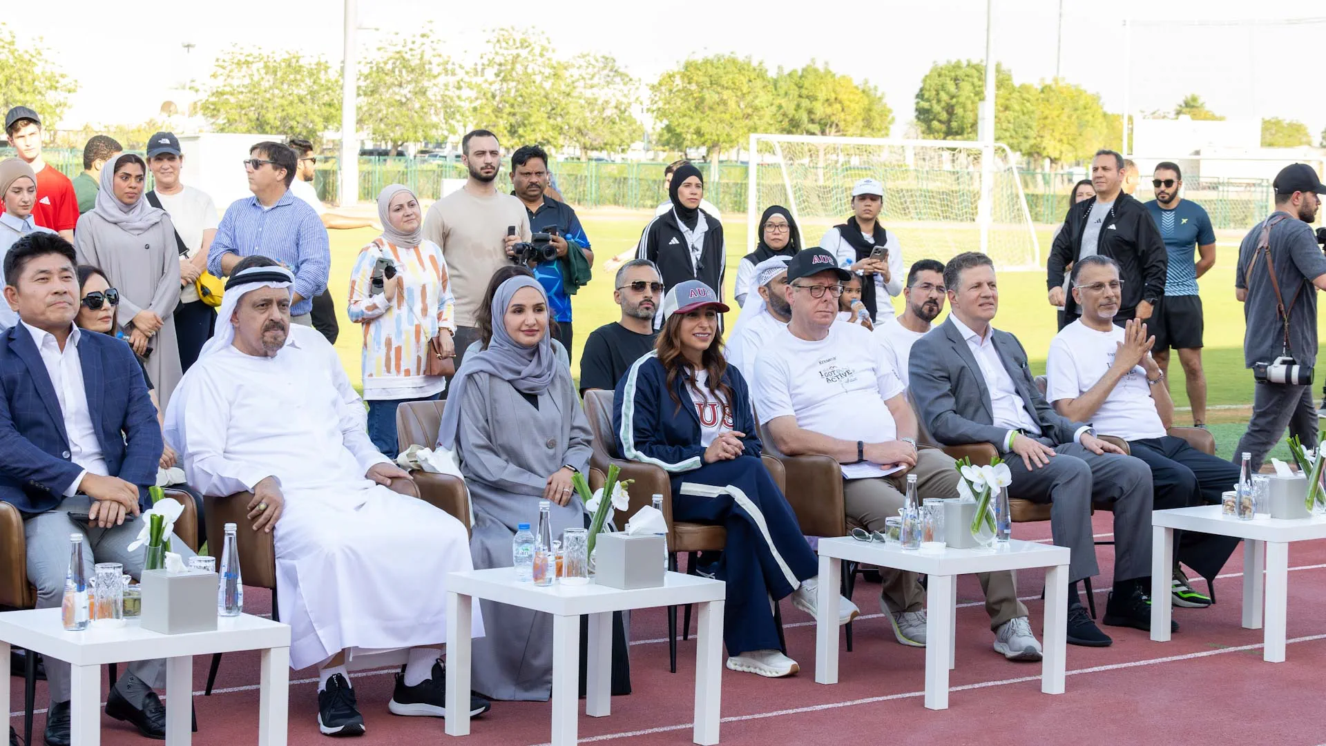 Bodour Al Qasimi attends Get Active for Education event 