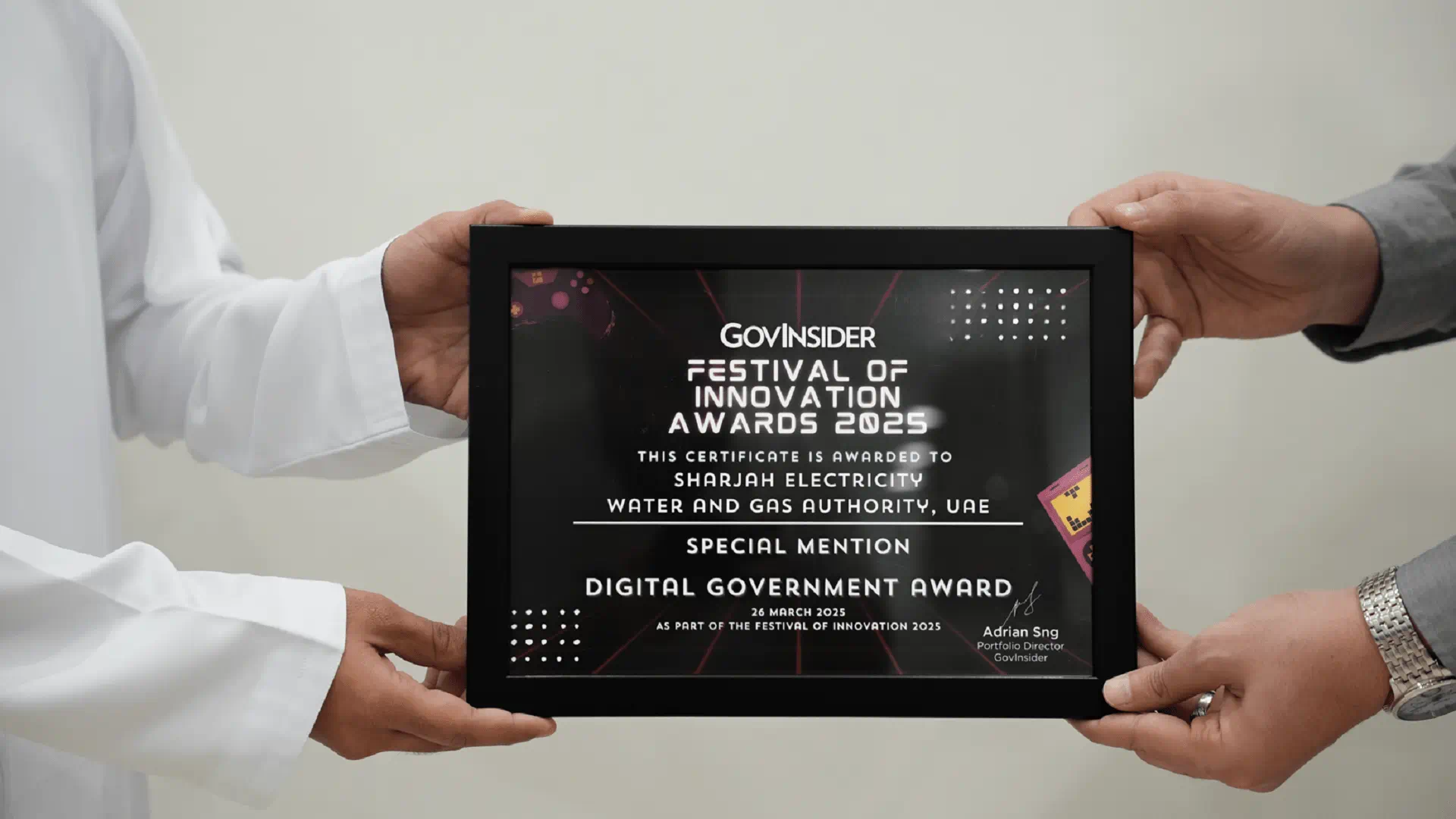 SEWA wins global award for digital service transformation 