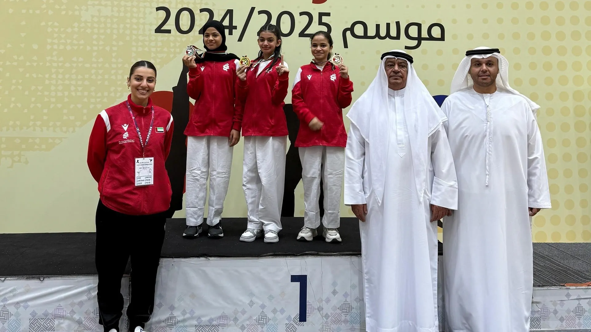 Sharjah Women's Sports shine at Kumite Federation Cup 
