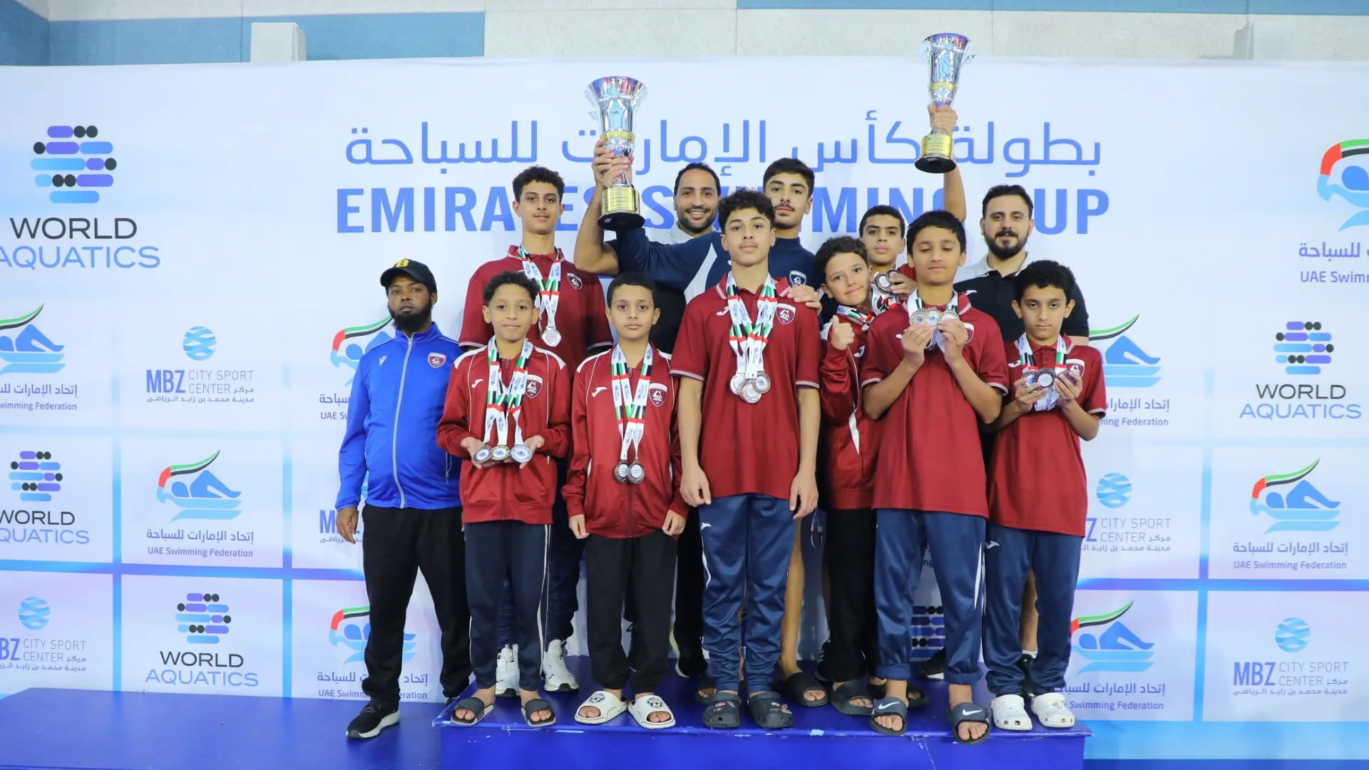 Two Cups for Al Hamriyah swimmers at UAE Cup Championship