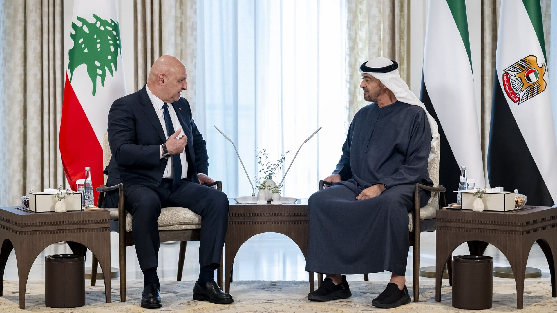 UAE President affirms support for Lebanon’s stability 