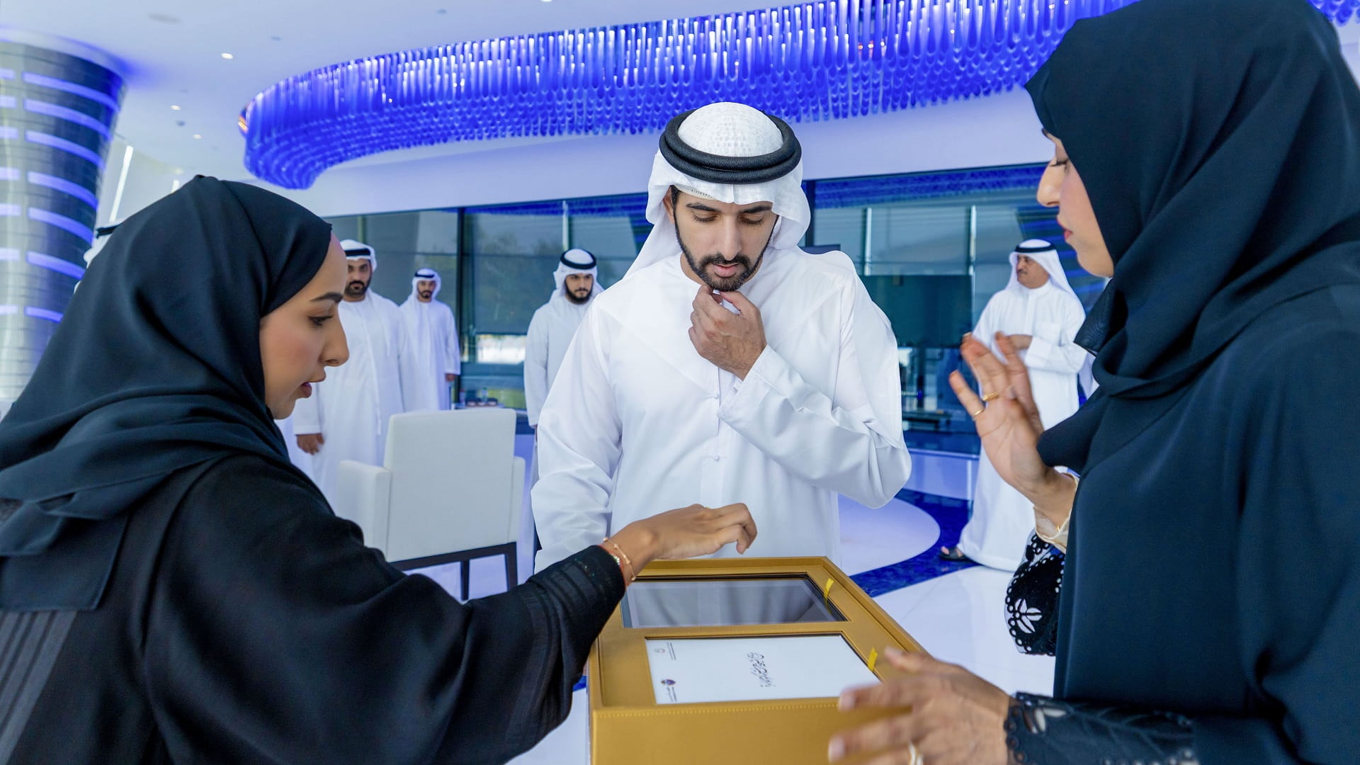 Hamdan bin Mohammed reviews outcomes of Sheikha Hind Family Prog