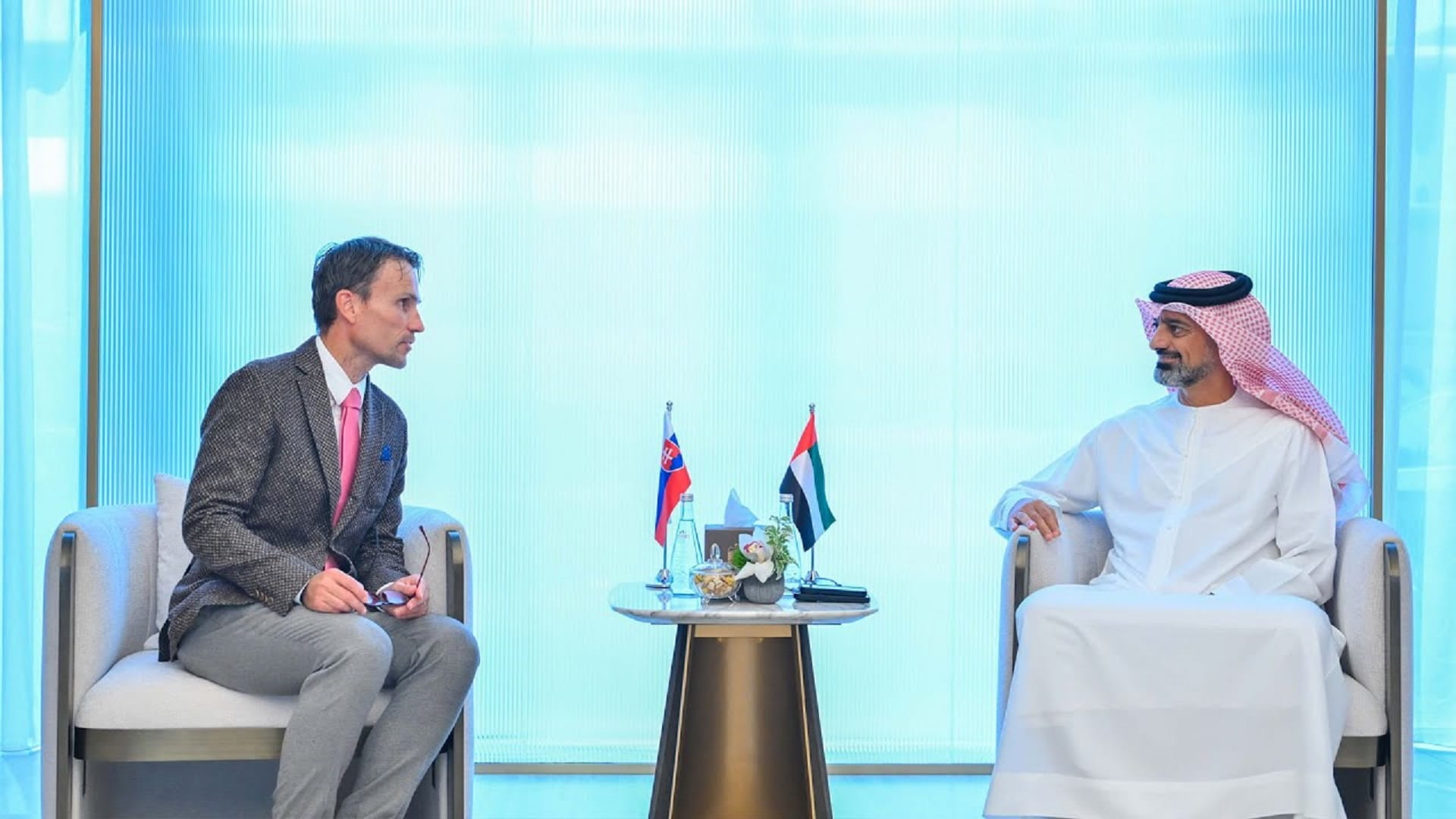 Ajman Crown Prince discusses cooperation with Slovak Ambassador