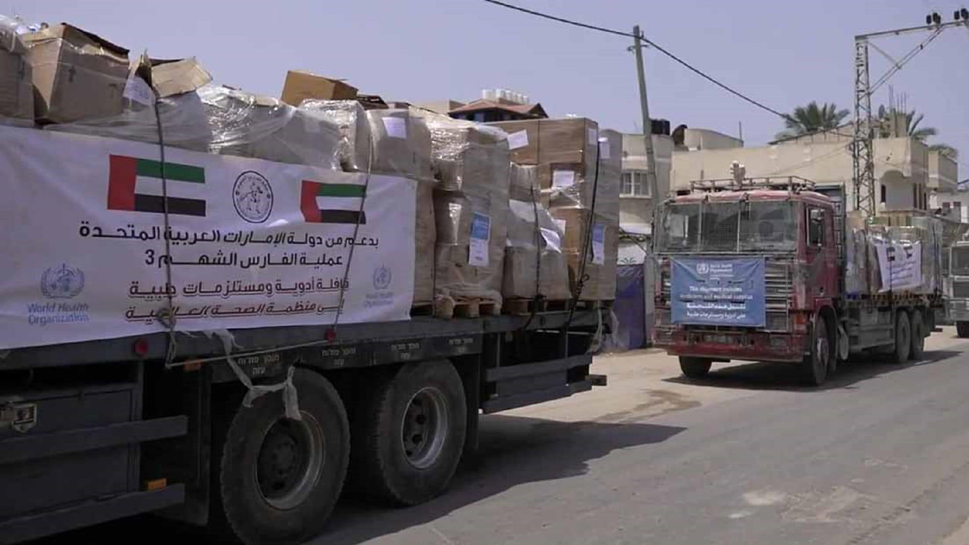 "الفارس الشهم 3" تدعم القطاع الصحي بغزة بشحنة أدوية ومستلزمات طبية