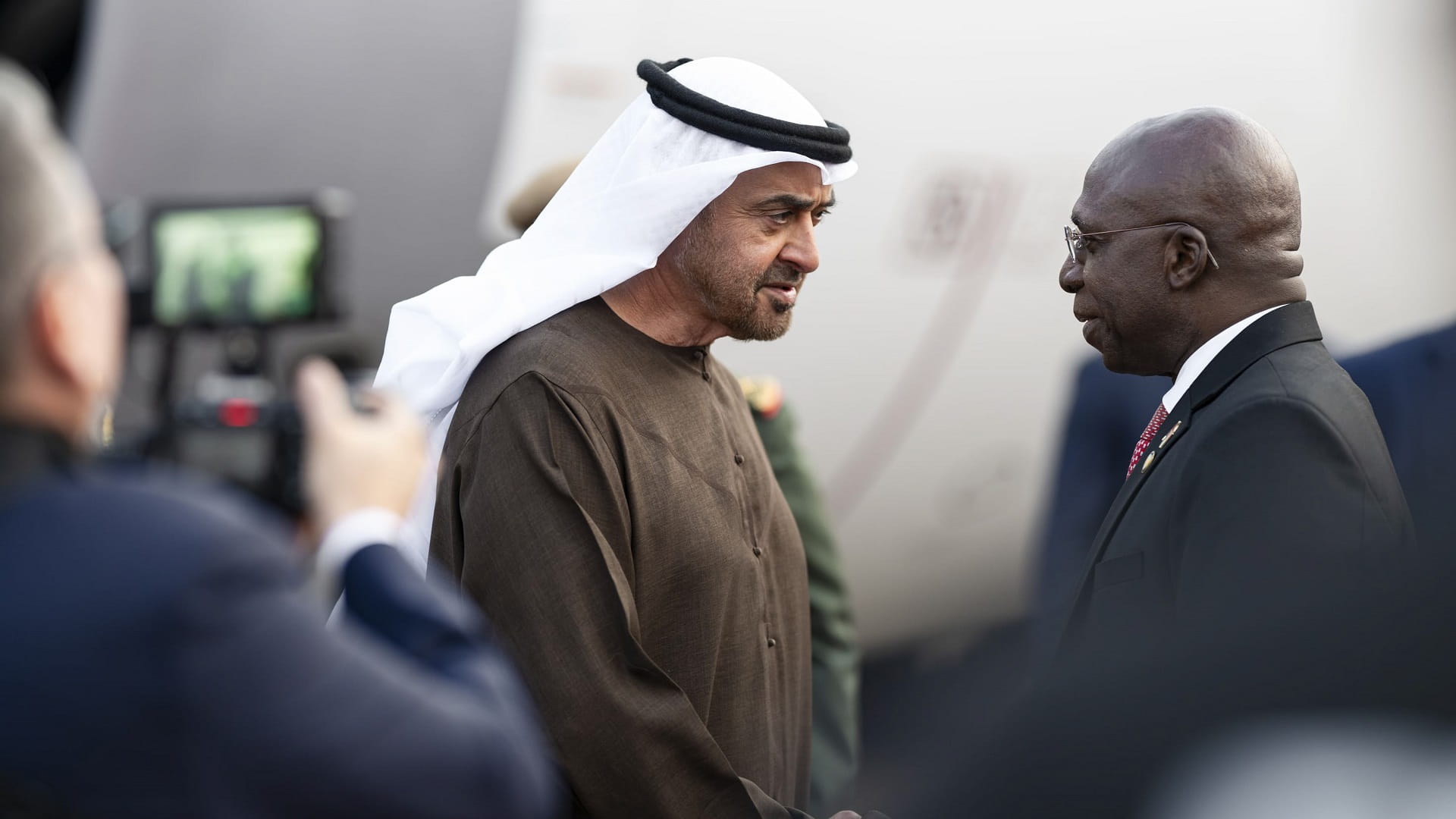 UAE President arrives in Angola on state visit