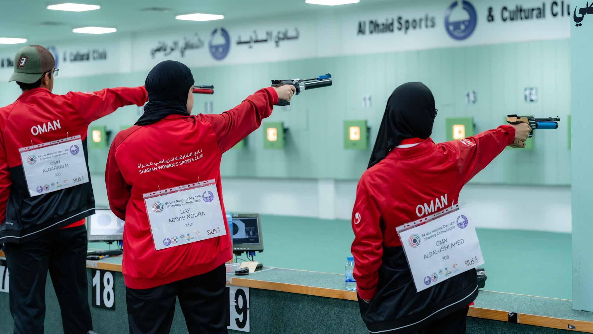 نادي الشارقة الرياضي للمرأة يتألق في بطولة اليوم الوطني 54 للرماية 