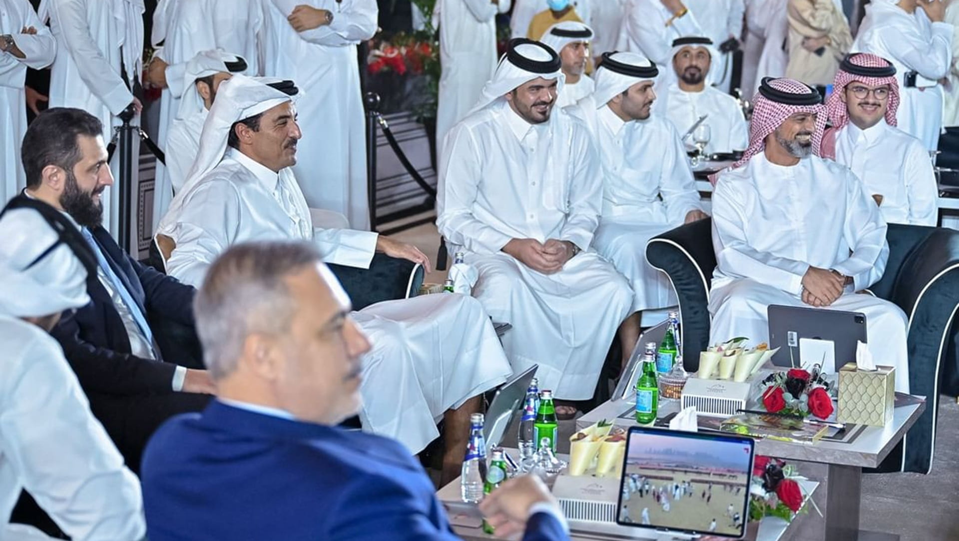 عمار النعيمي يشهد تتويج الأريام بنفسج ببطولة العالم للخيل العربية 