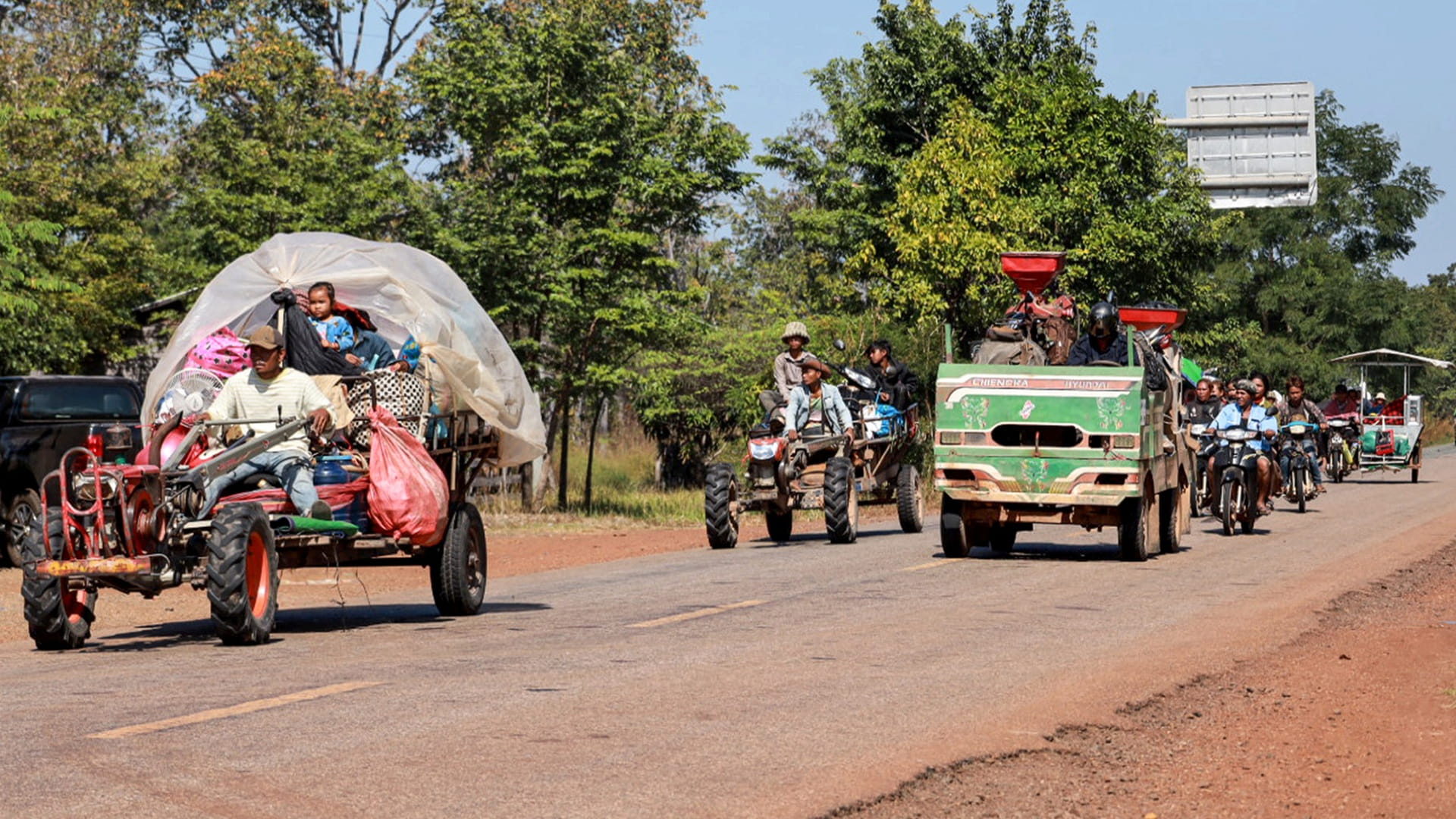 Cambodia and Thailand clash at border as civilian toll rises