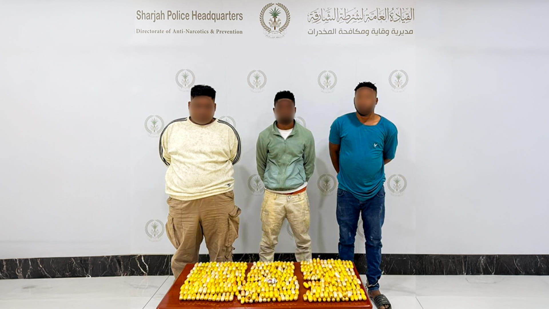شرطة الشارقة والجمارك تحبطان مخطط تهريب كوكايين إلى الدولة