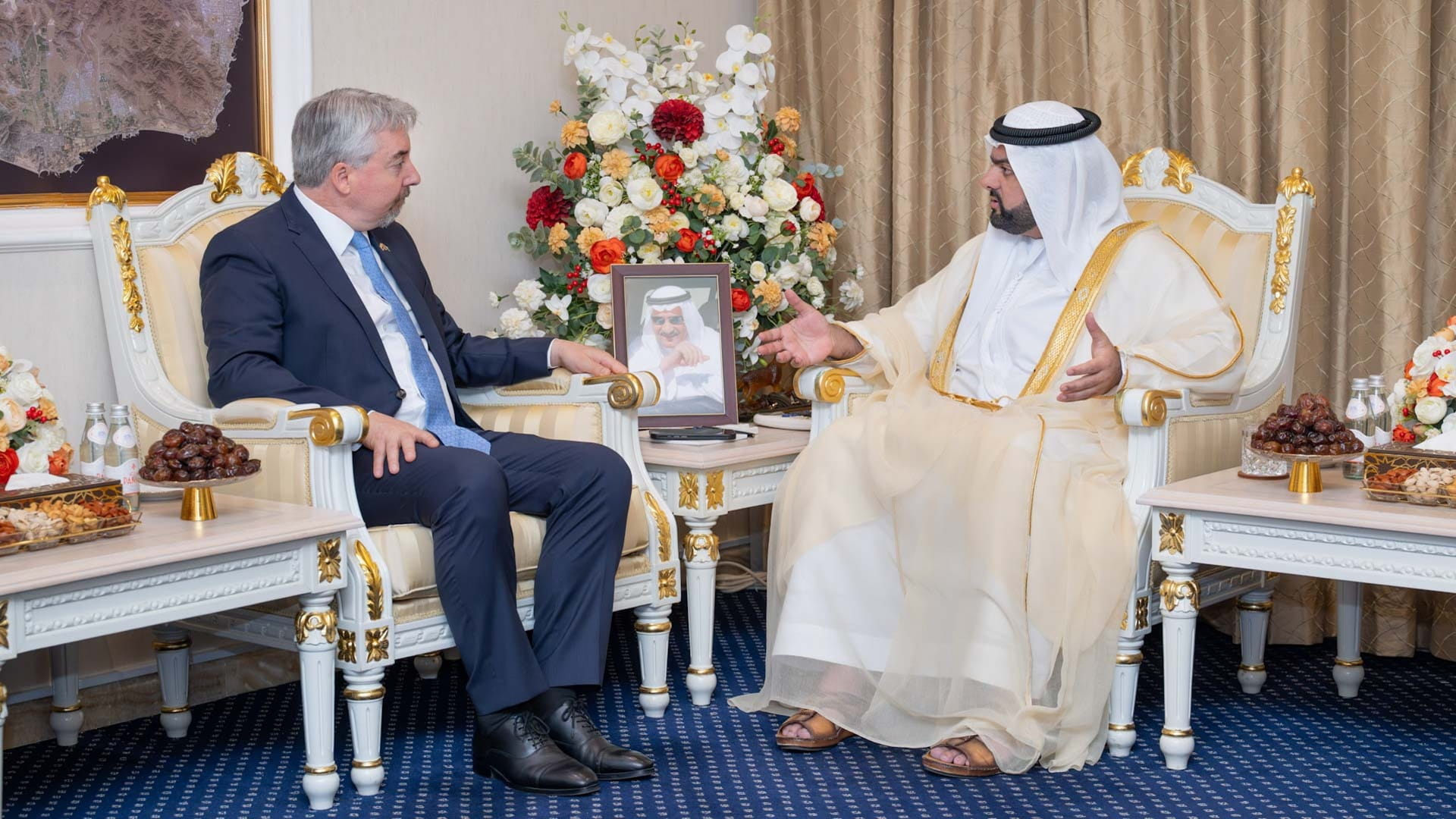 Fujairah CP receives ambassadors of Ecuador, Mongolia, Lebanon