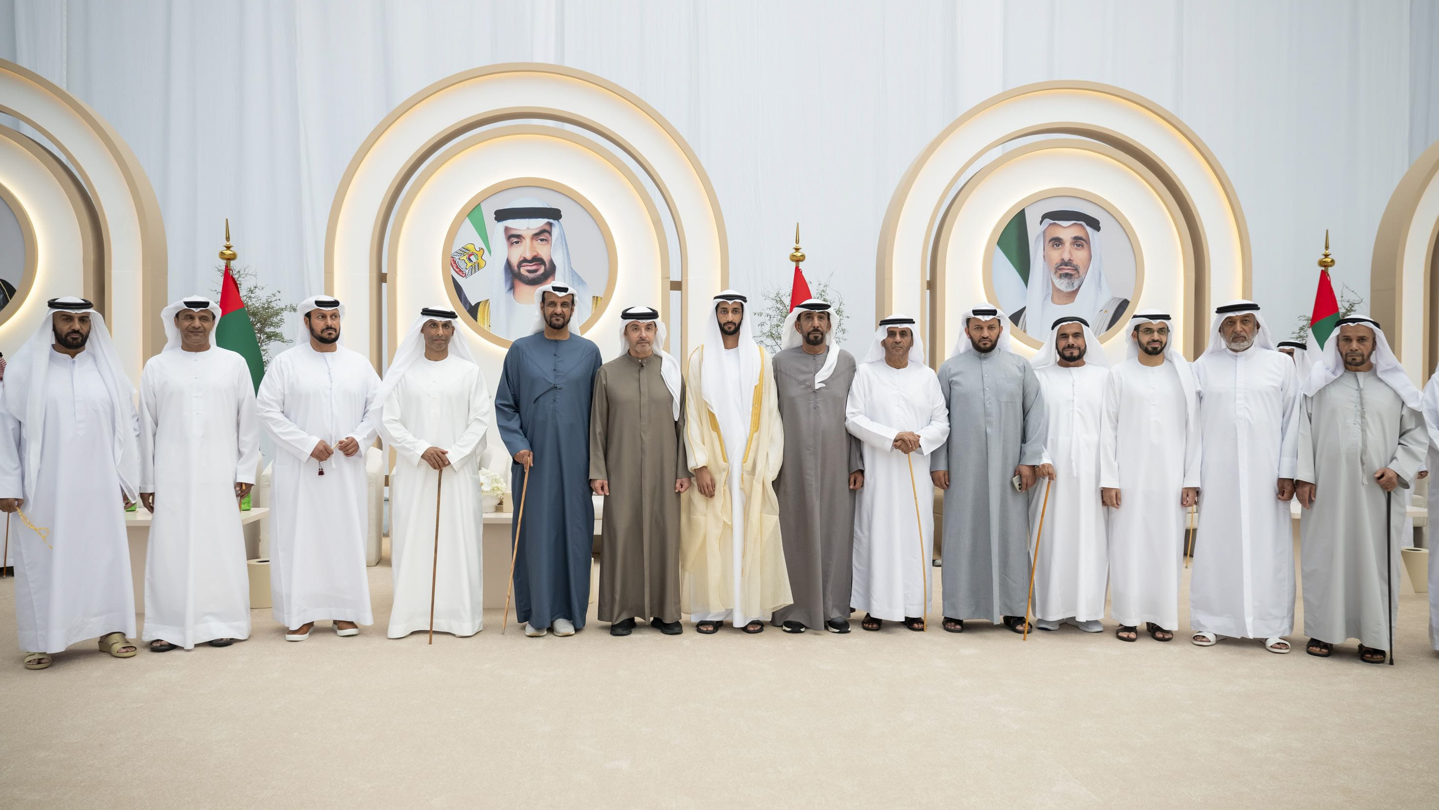 هزاع بن زايد يشهد حفل زفاف محمد صالح محمد بن مجرن العامري 