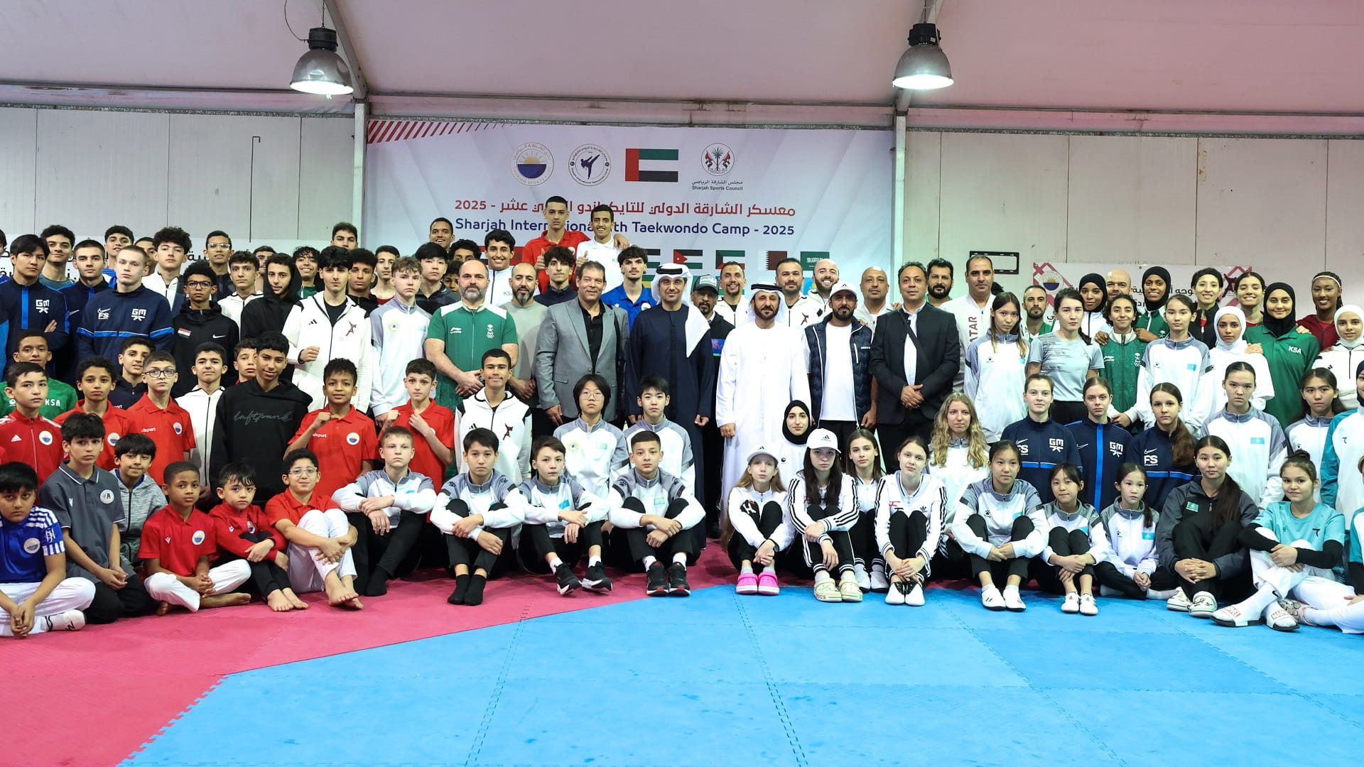 Al Madfa and Al Hajri visit Sharjah Int’l Taekwondo Camp 11 