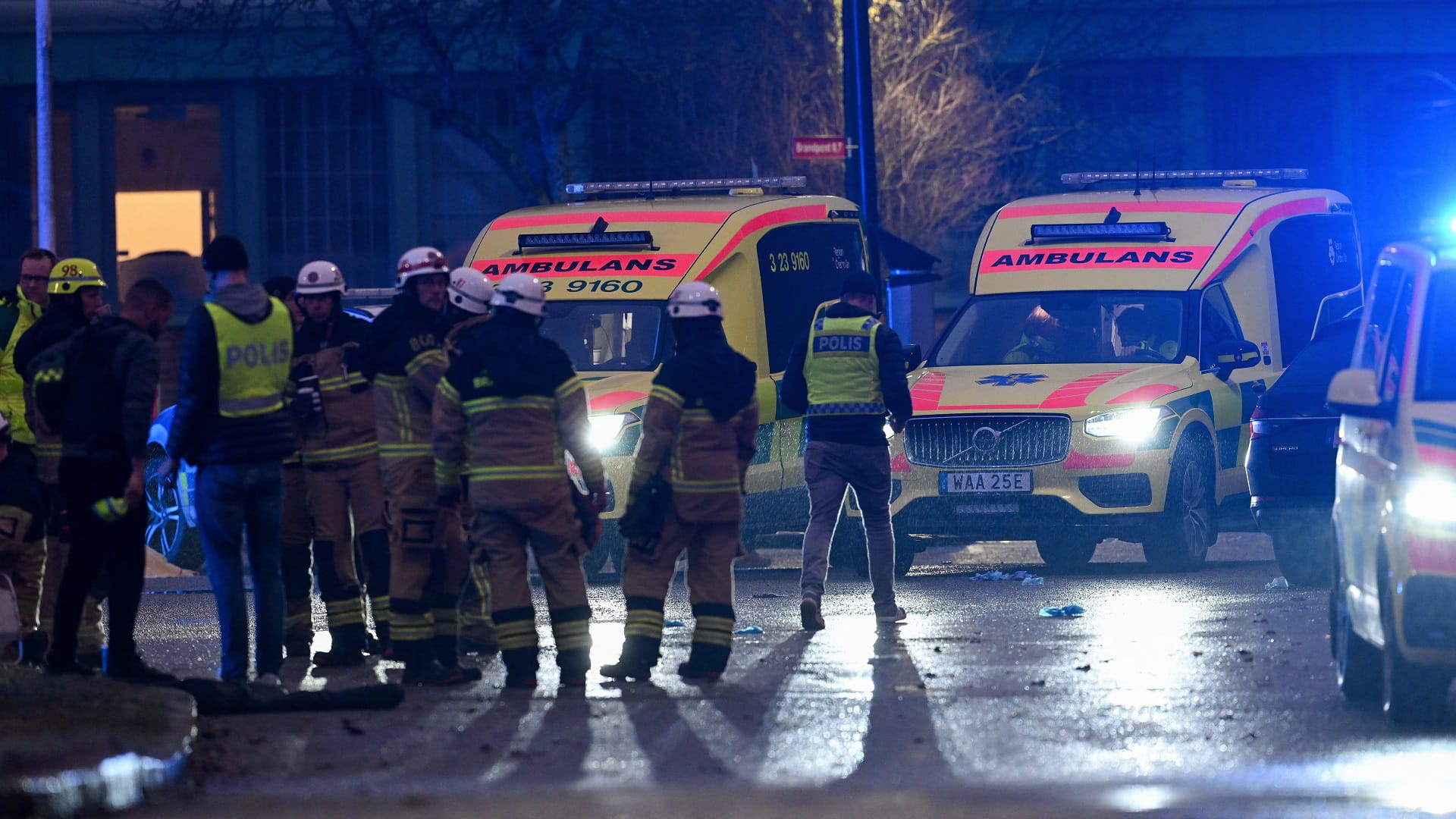 'Around 10' dead including gunman in Sweden's worst mass shooting 