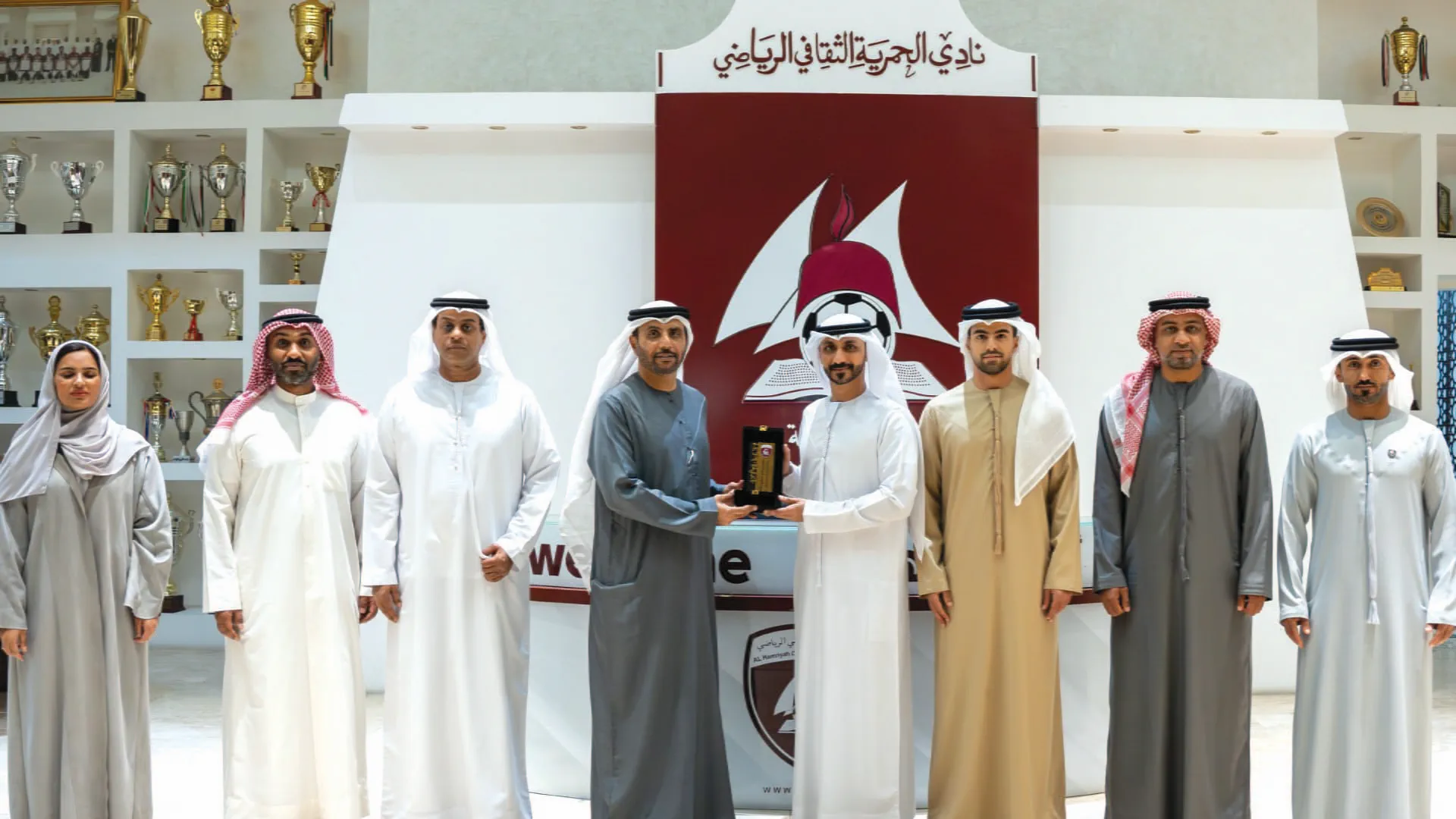 Al Hamriyah Club, Athletics Federation discuss enhancing coop 