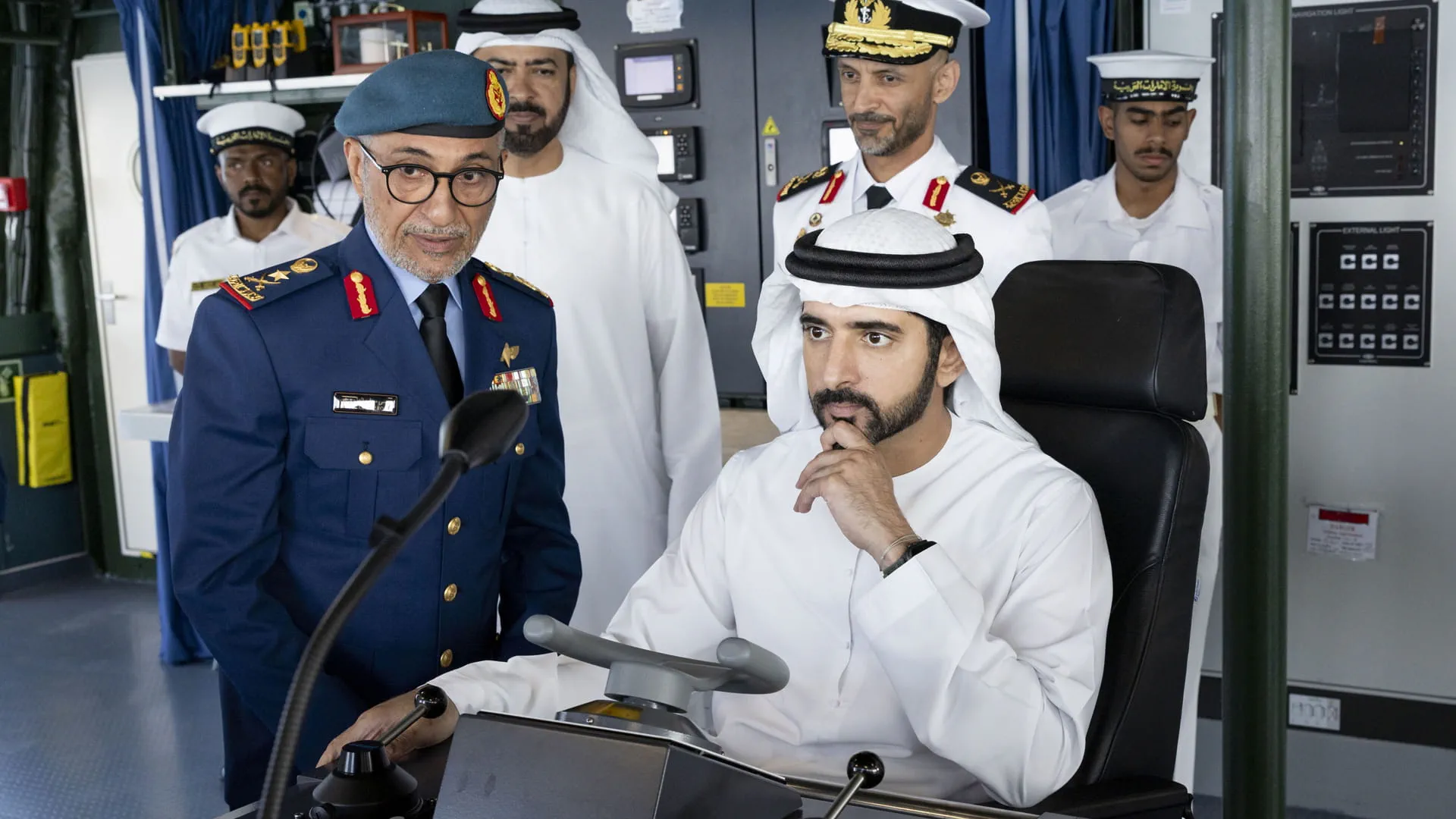 Hamdan bin Mohammed commissions advanced naval vessel 