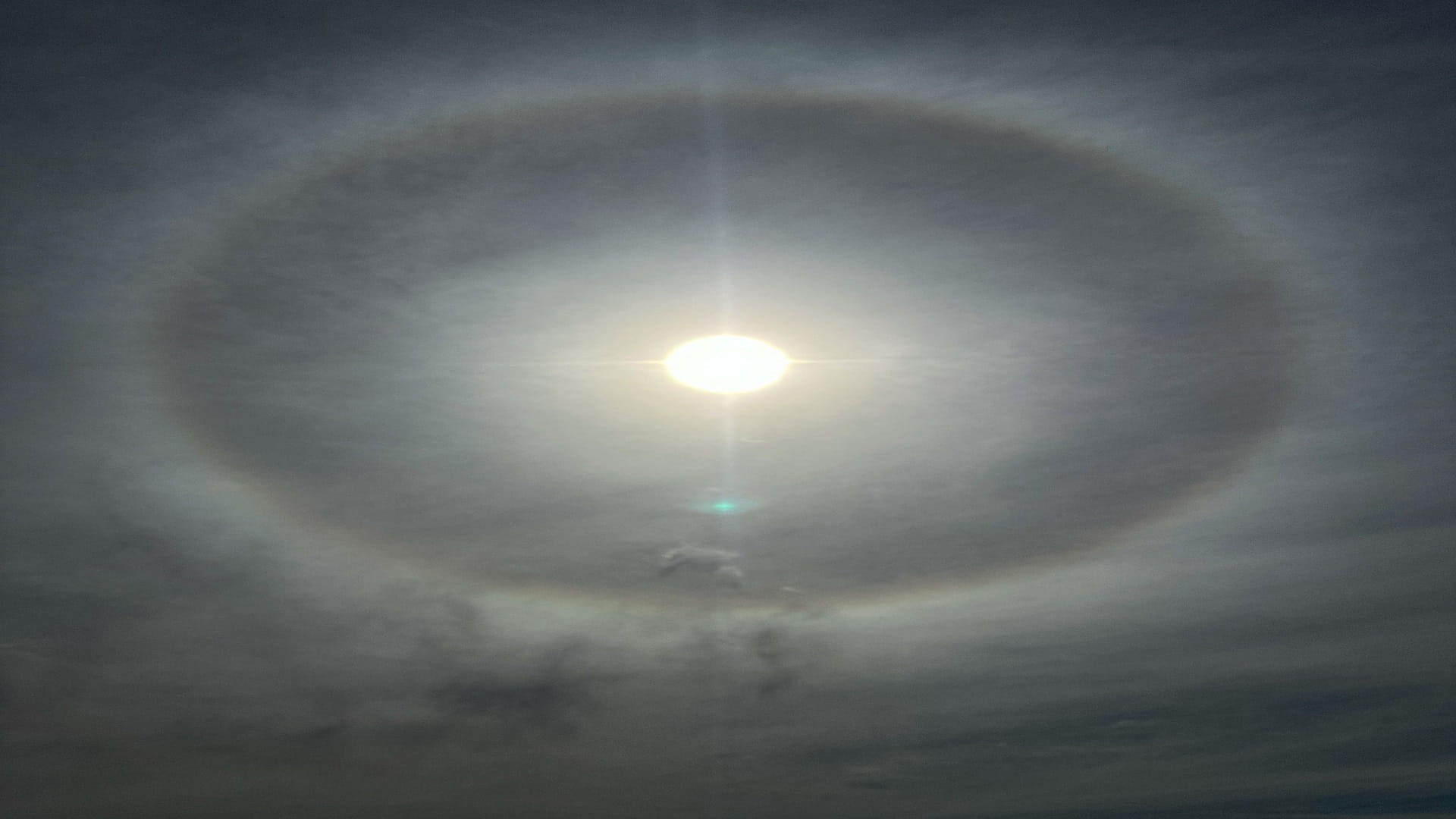 Image for the title: "Solar Halo" appears over the UAE  