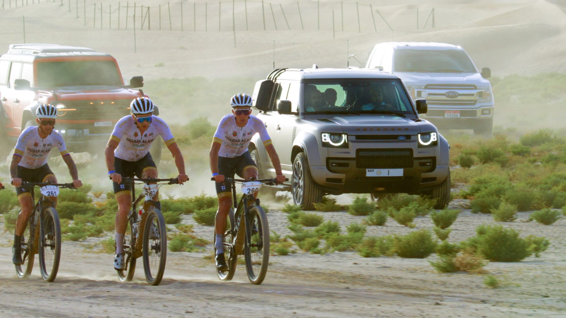 Mohammed bin Rashid Attends Al Salam Cycling Desert Race 