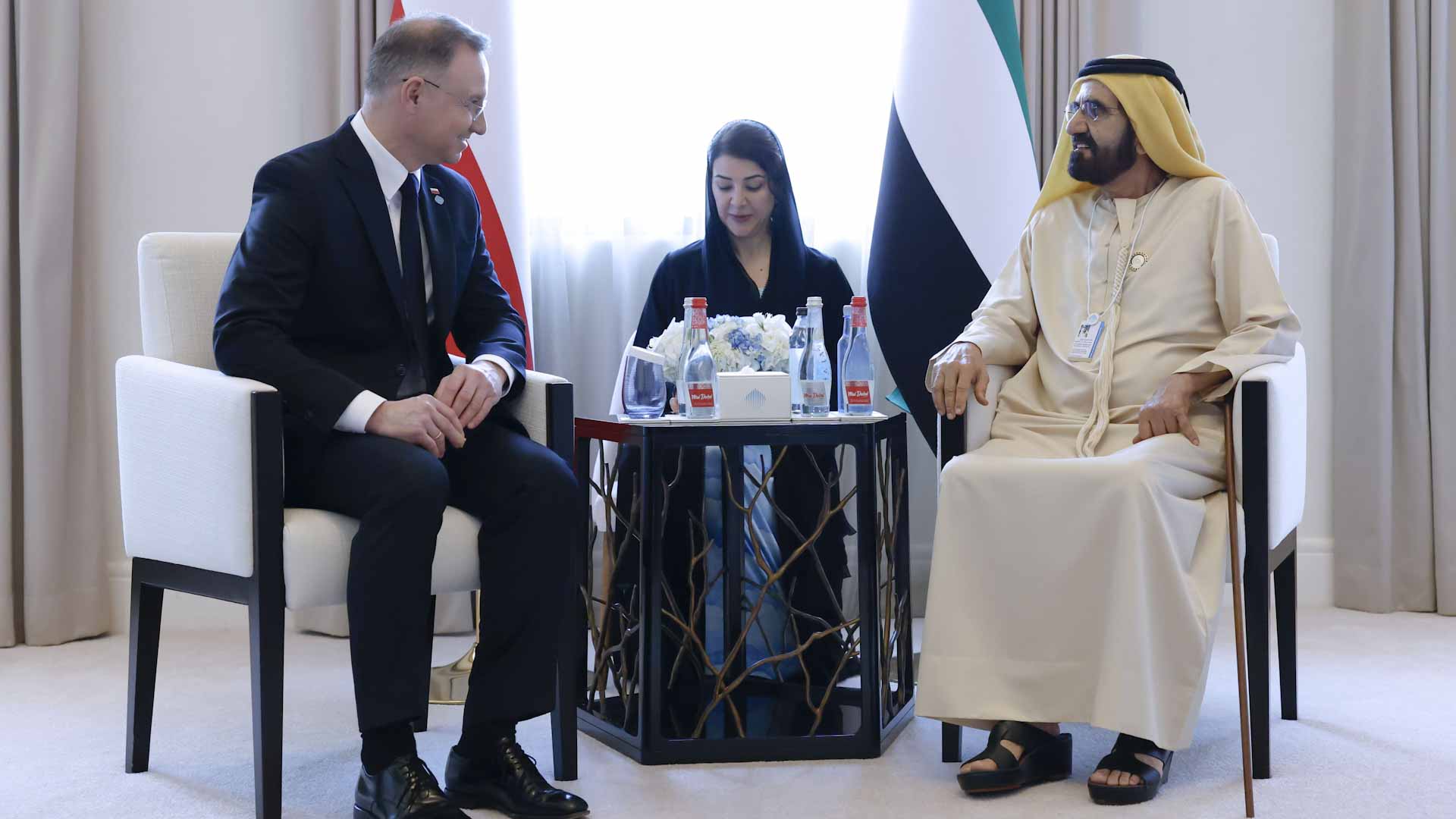 محمد بن راشد ورئيس بولندا يبحثان تعزيز التعاون بين البلدين