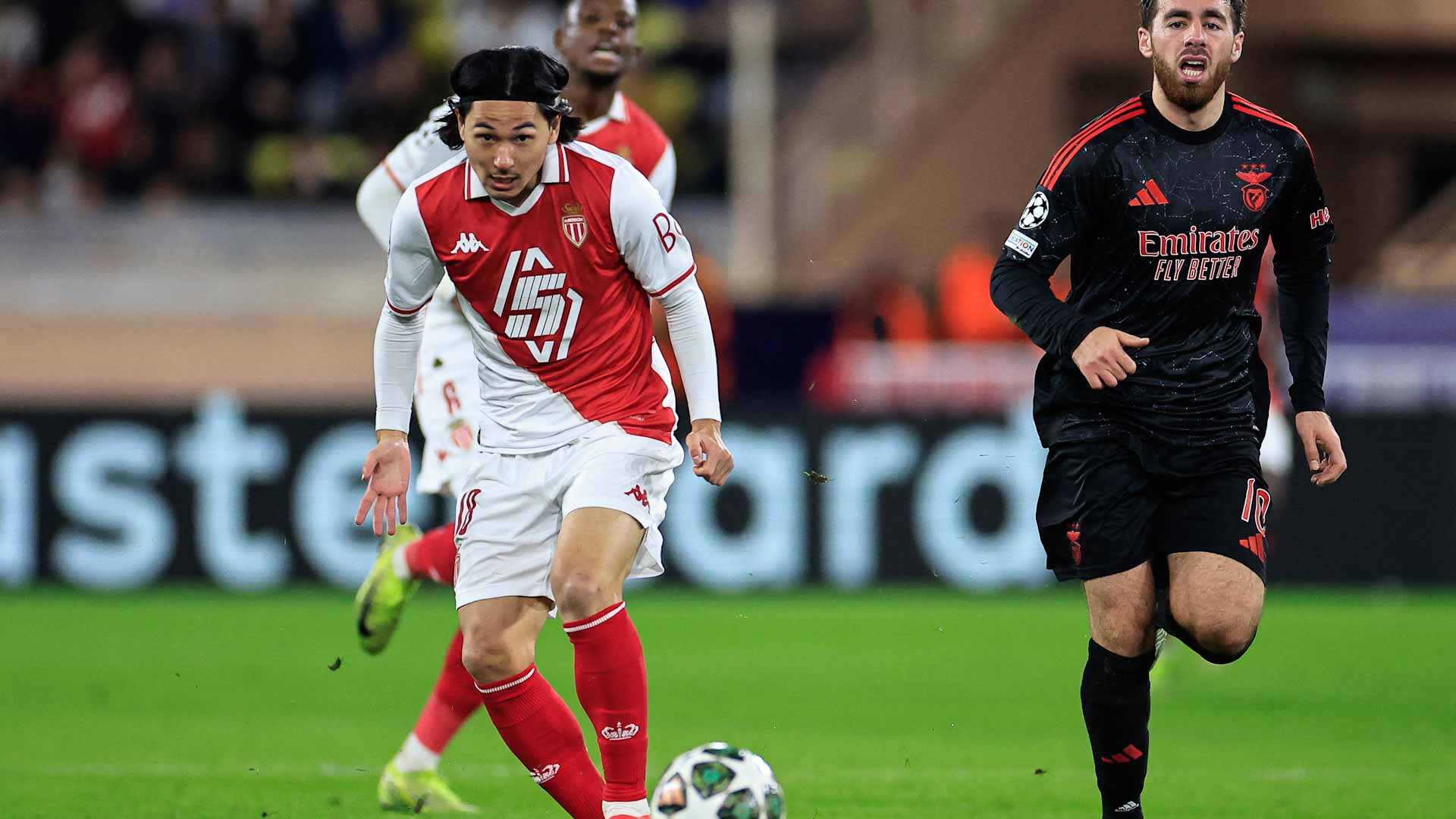 Benfica seize upper hand against Monaco in Champions League 