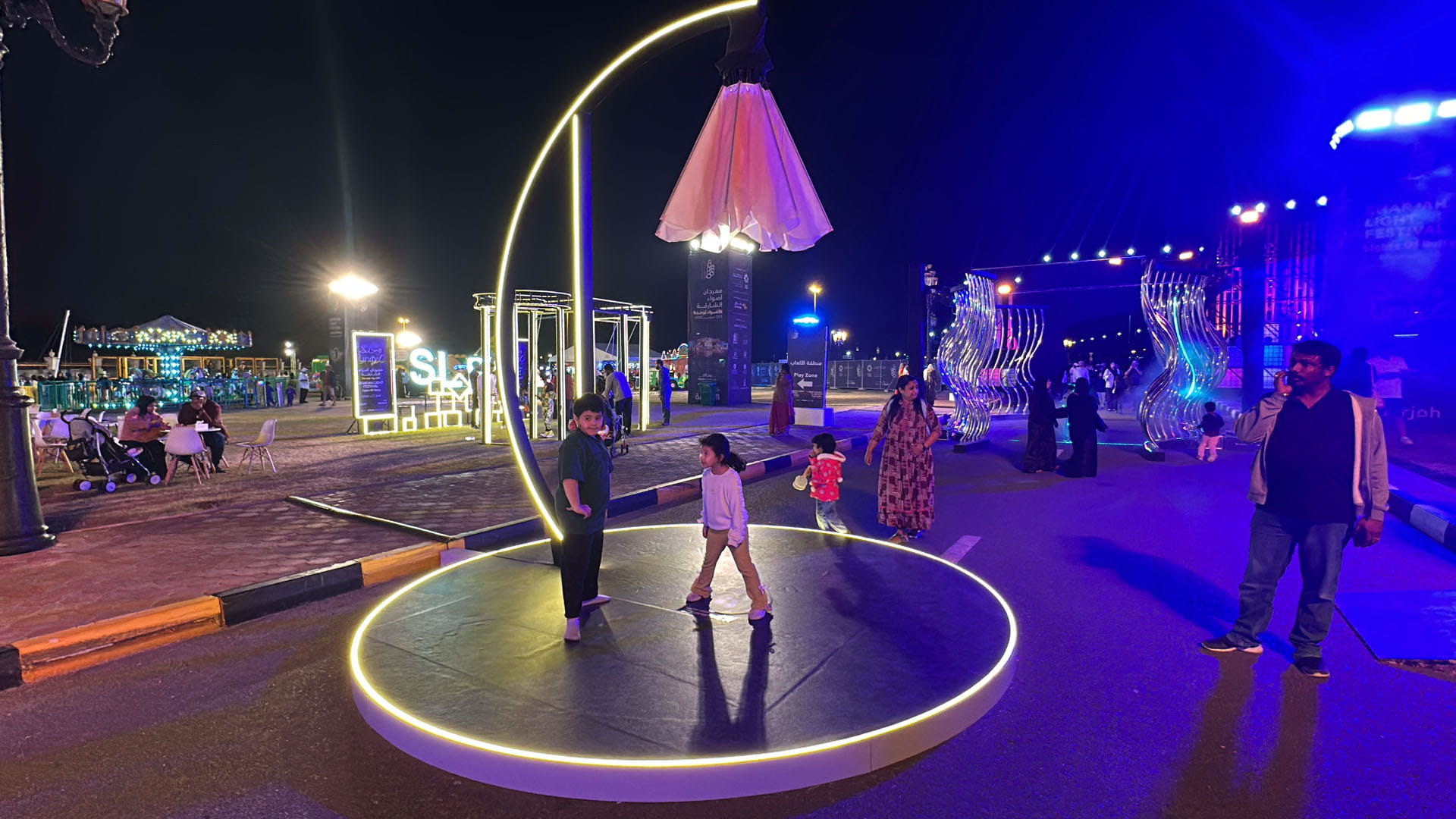 Light Village: A vibrant venue under the Sharjah Lights Festival 