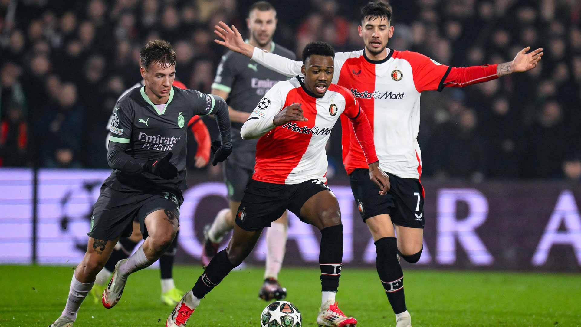 Maignan clanger hands Champions League gift to fired-up Feyenoord 
