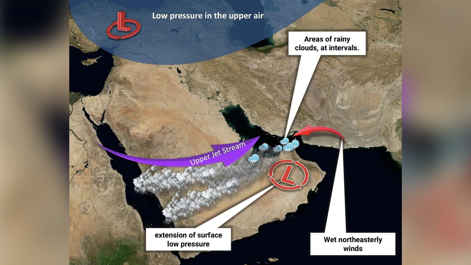 Unstable weather conditions expected until Tuesday 