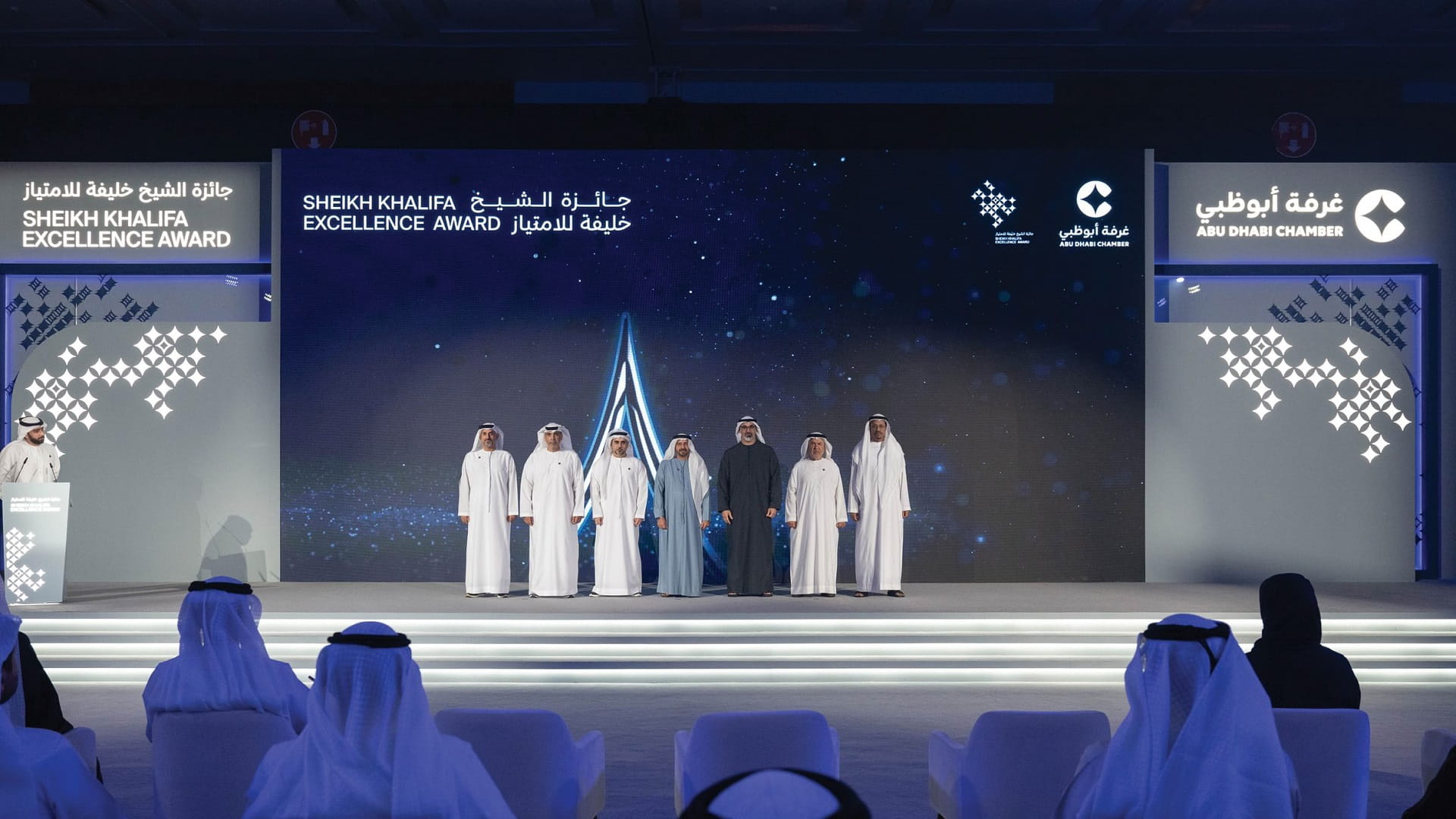 Khaled bin Mohamed honors Sheikh Khalifa Excellence Award winners 