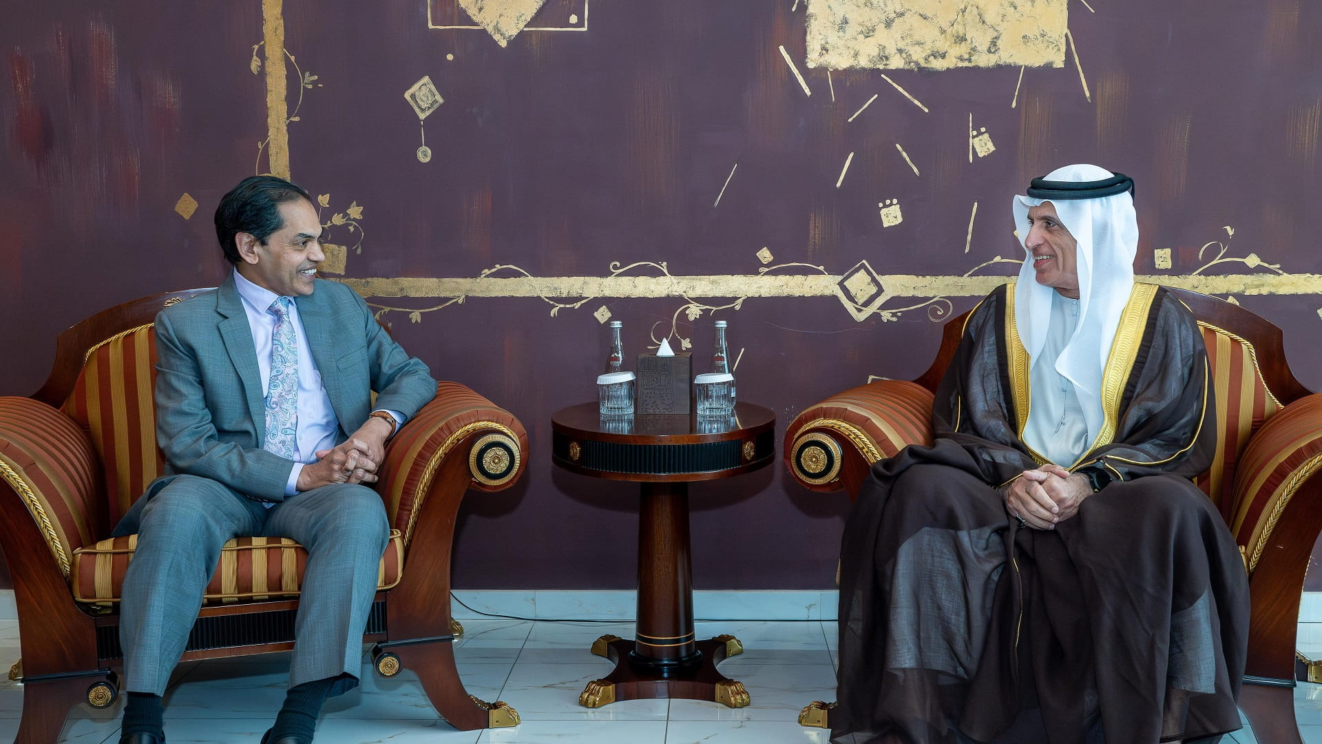 RAK Ruler receives Indian Ambassador, Consul-General 