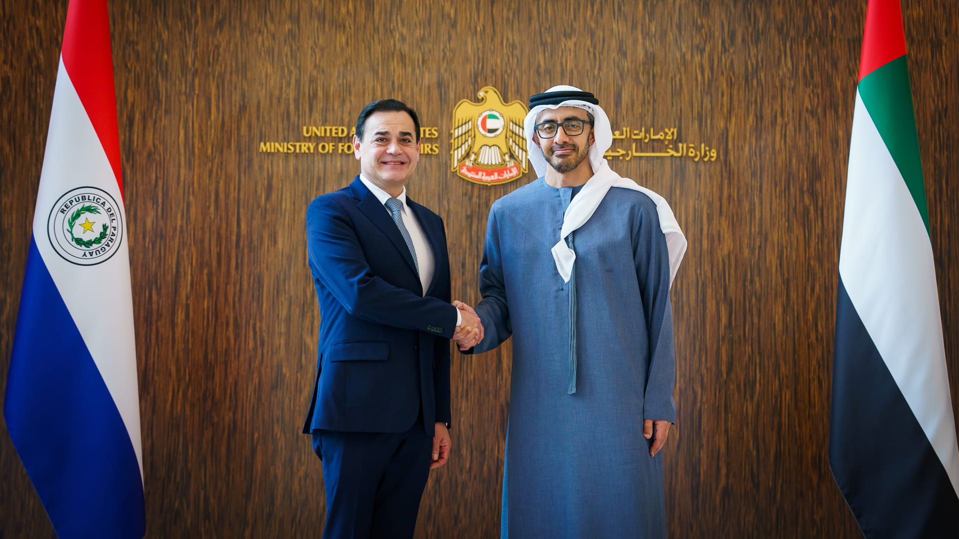 Abdullah bin Zayed, Paraguay's FM discuss enhancing cooperation 