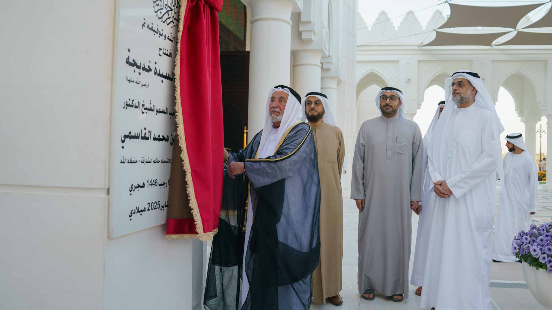 Sharjah Ruler inaugurates mosque and checks cemetery readiness 