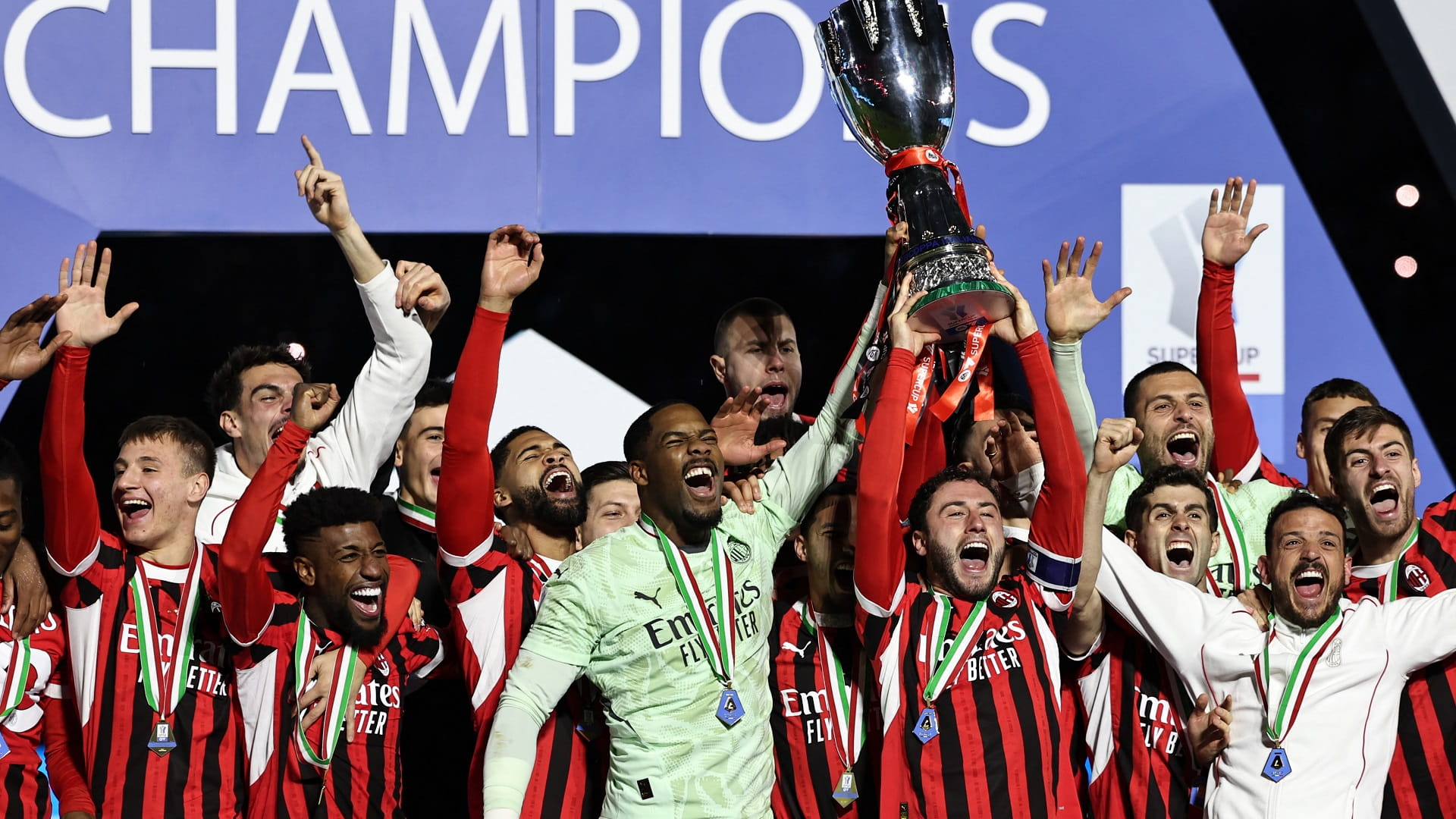 Late Abraham winner gives Milan Italian SuperCup win over Inter 